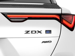 Emblems – Gloss Black E Acura ZDX Accessories|DreamShop