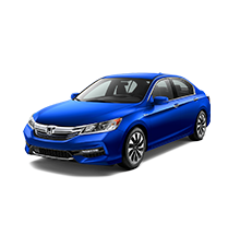 Blue 4door 2017 Honda Accord Hybrid