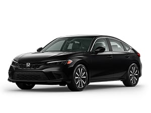Black 4door 2022 Honda Civic Hatchback
