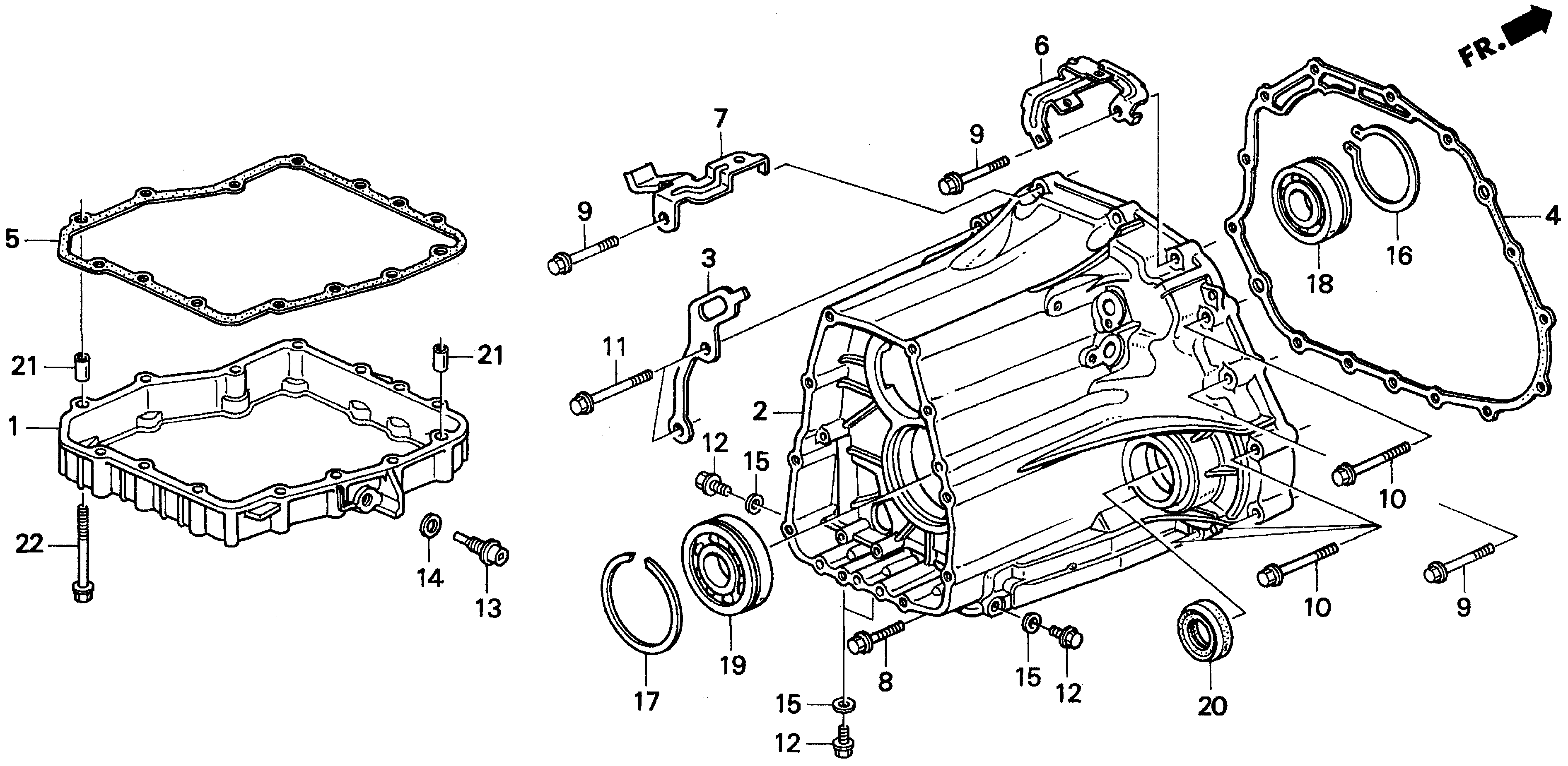 OIL SEAL (45X61X8) (NOK) AT TRANSMISSION HOUSING Acura TL Parts
