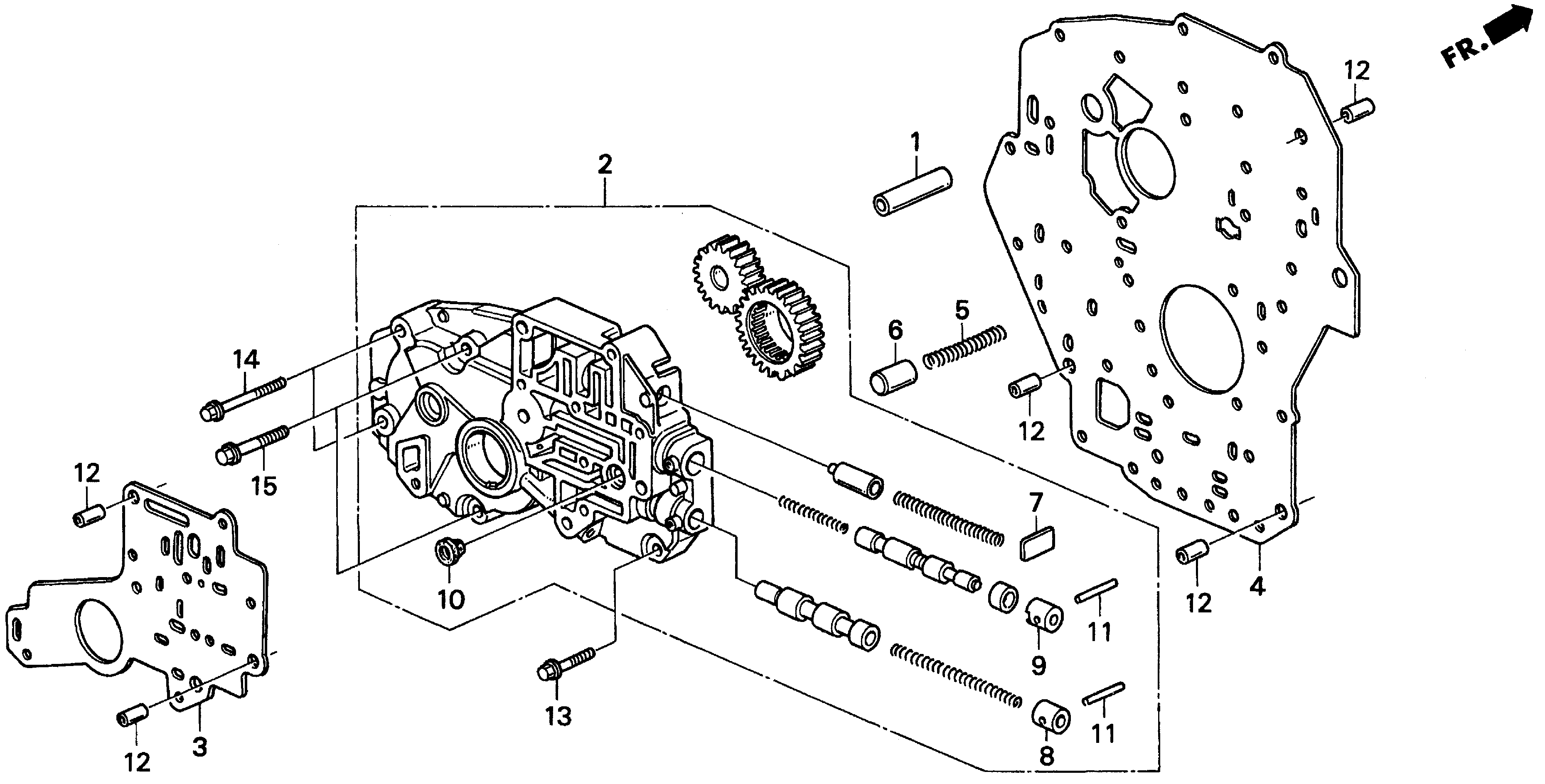27150-P5D-000 - BODY ASSY., OIL PUMP