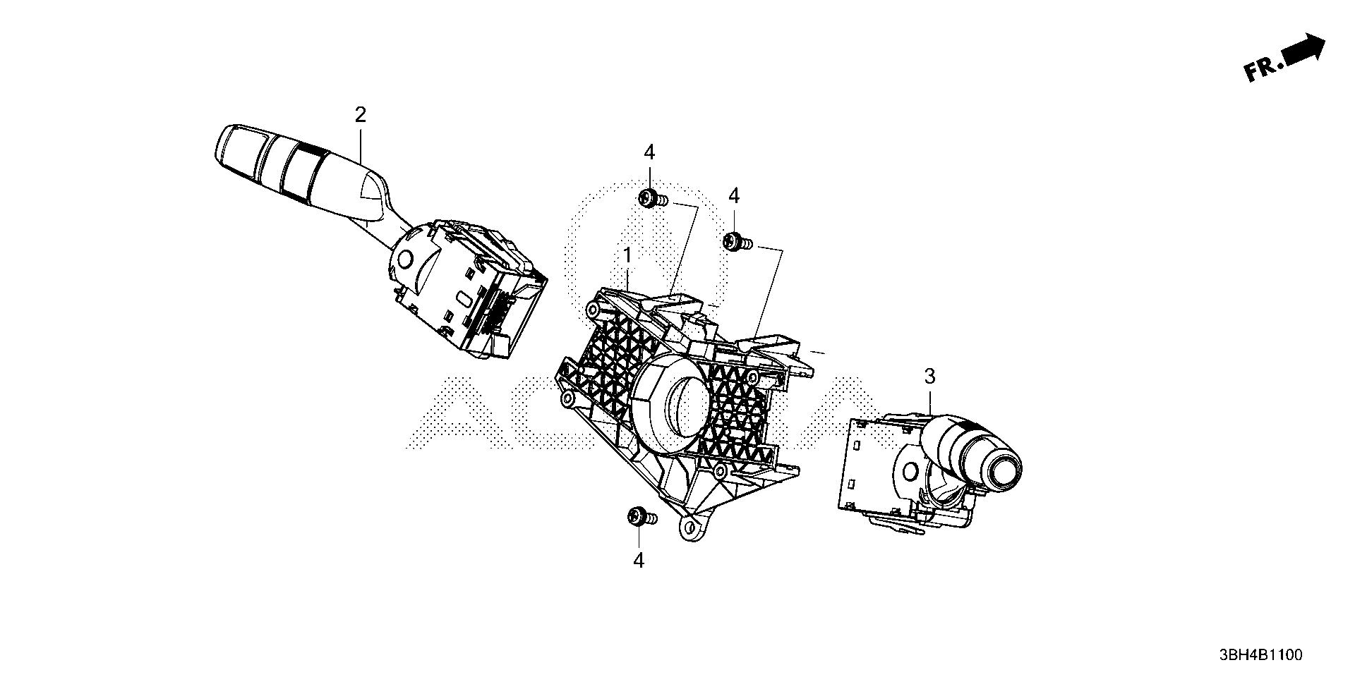 SWITCH ASSY., WIPER COMBINATION SWITCH Acura ADX Parts | DreamShop