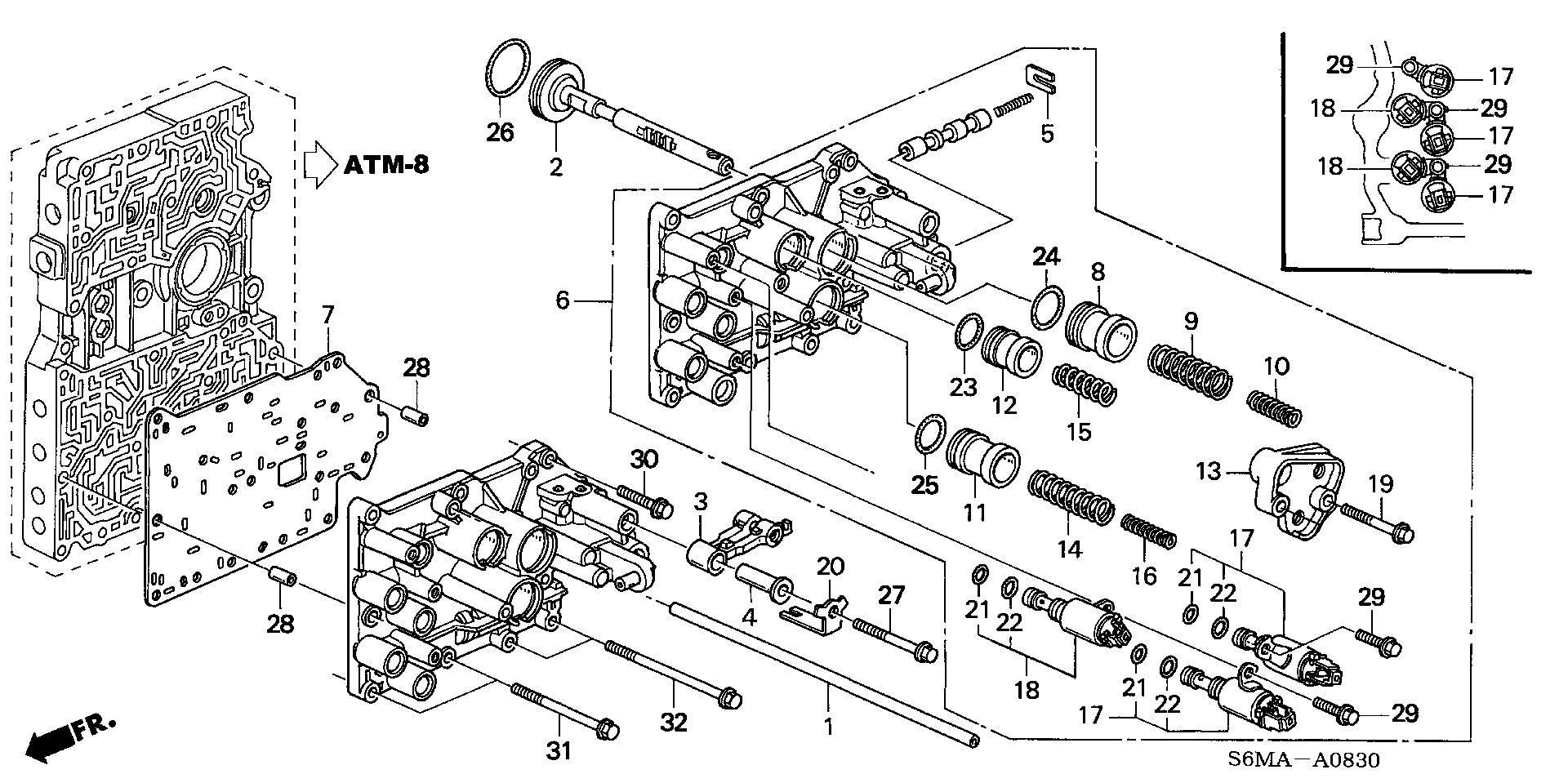 27405-RCL-901 - BODY SUB-ASSY., SERVO