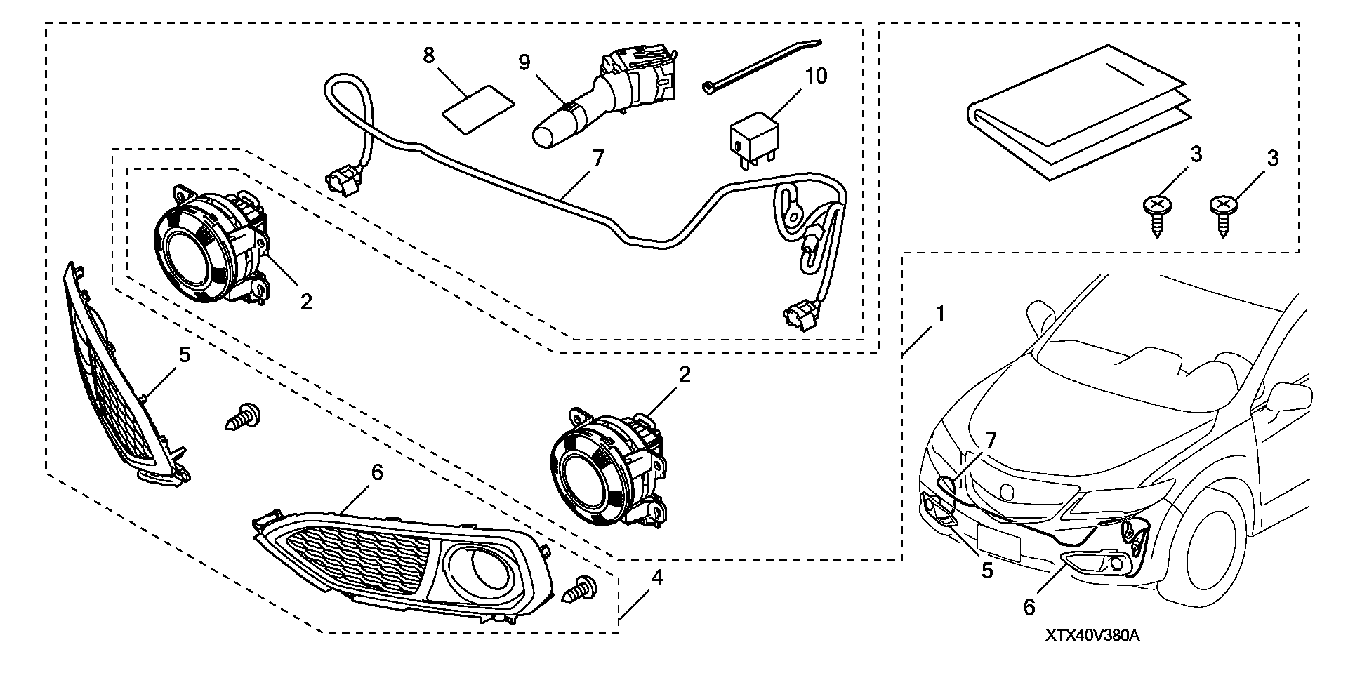 90103-TR0-A00 - SCREW, TAPPING (5X20)