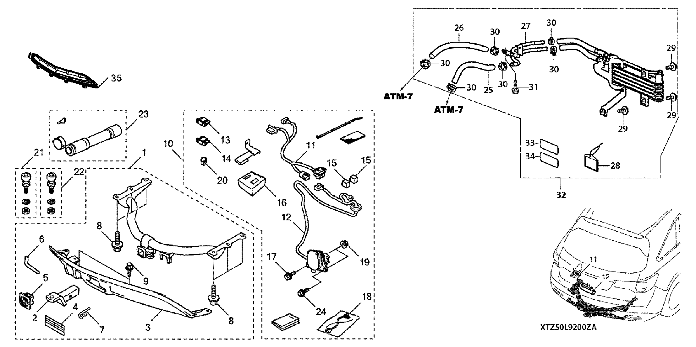 90120-SMG-E01 - BOLT, FLANGE (14X40)