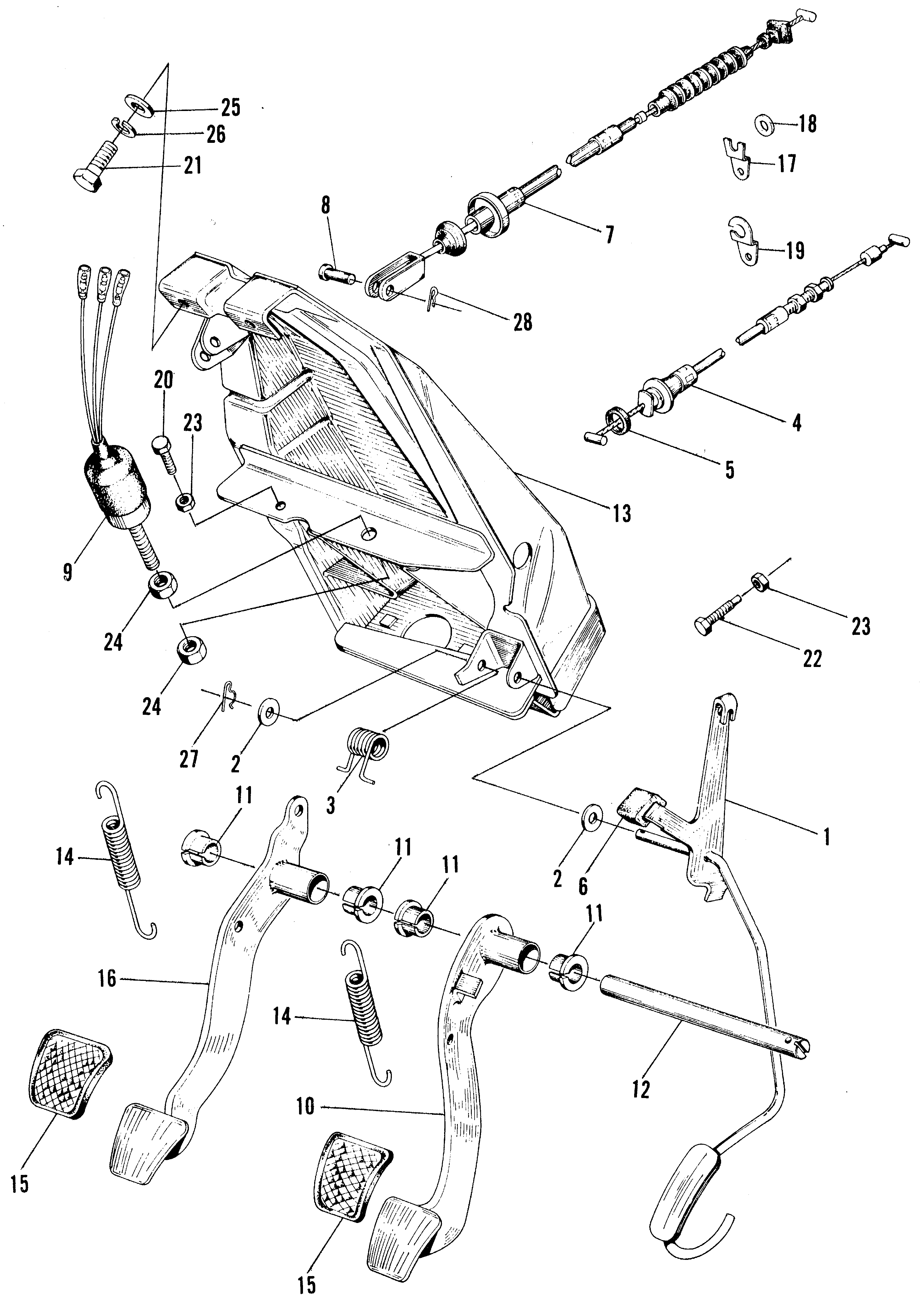 46900-623-670 - PEDAL, CLUTCH