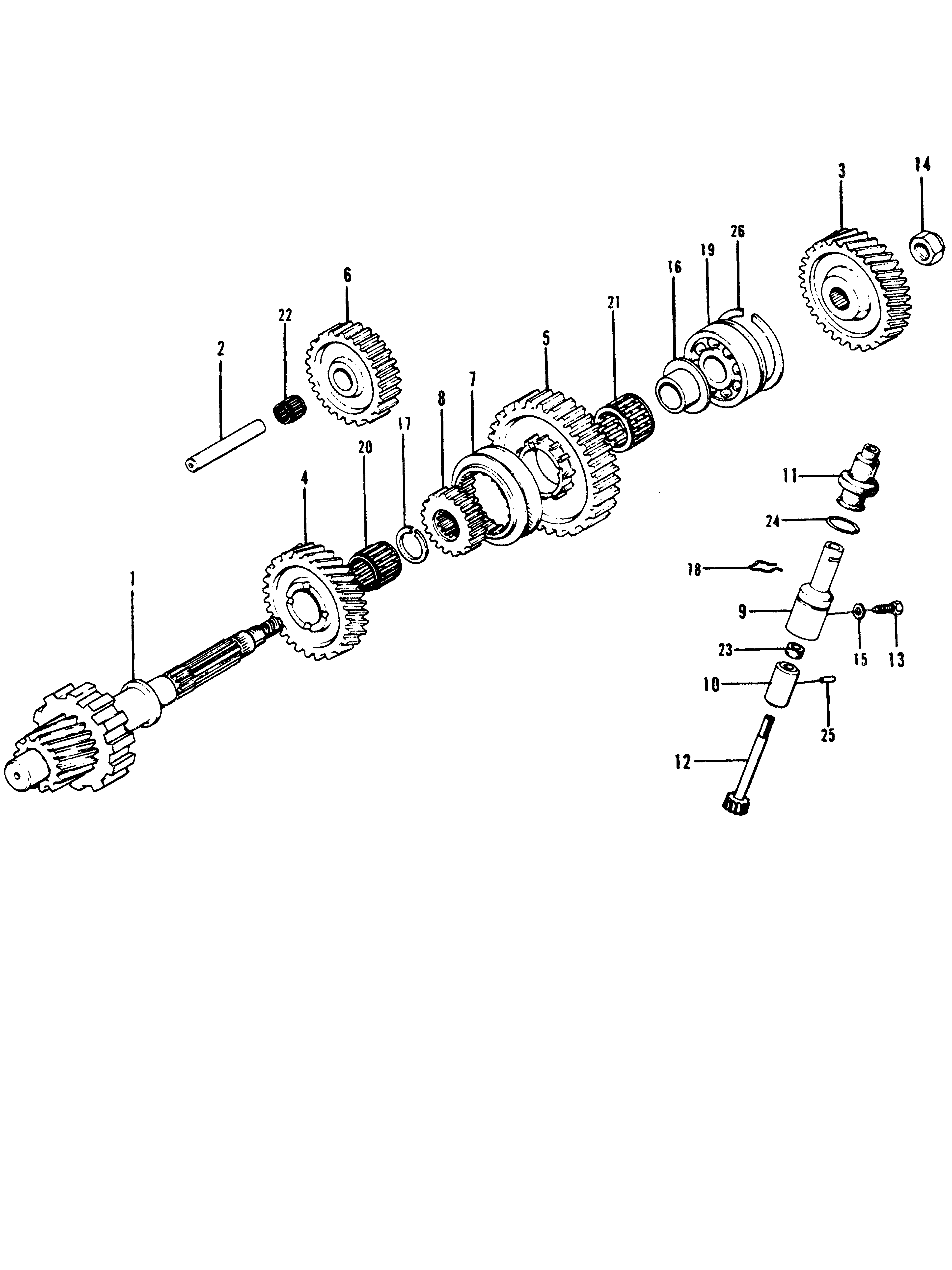 23820-639-305 - GEAR, SPEEDOMETER DRIVEN (HAWAII)
