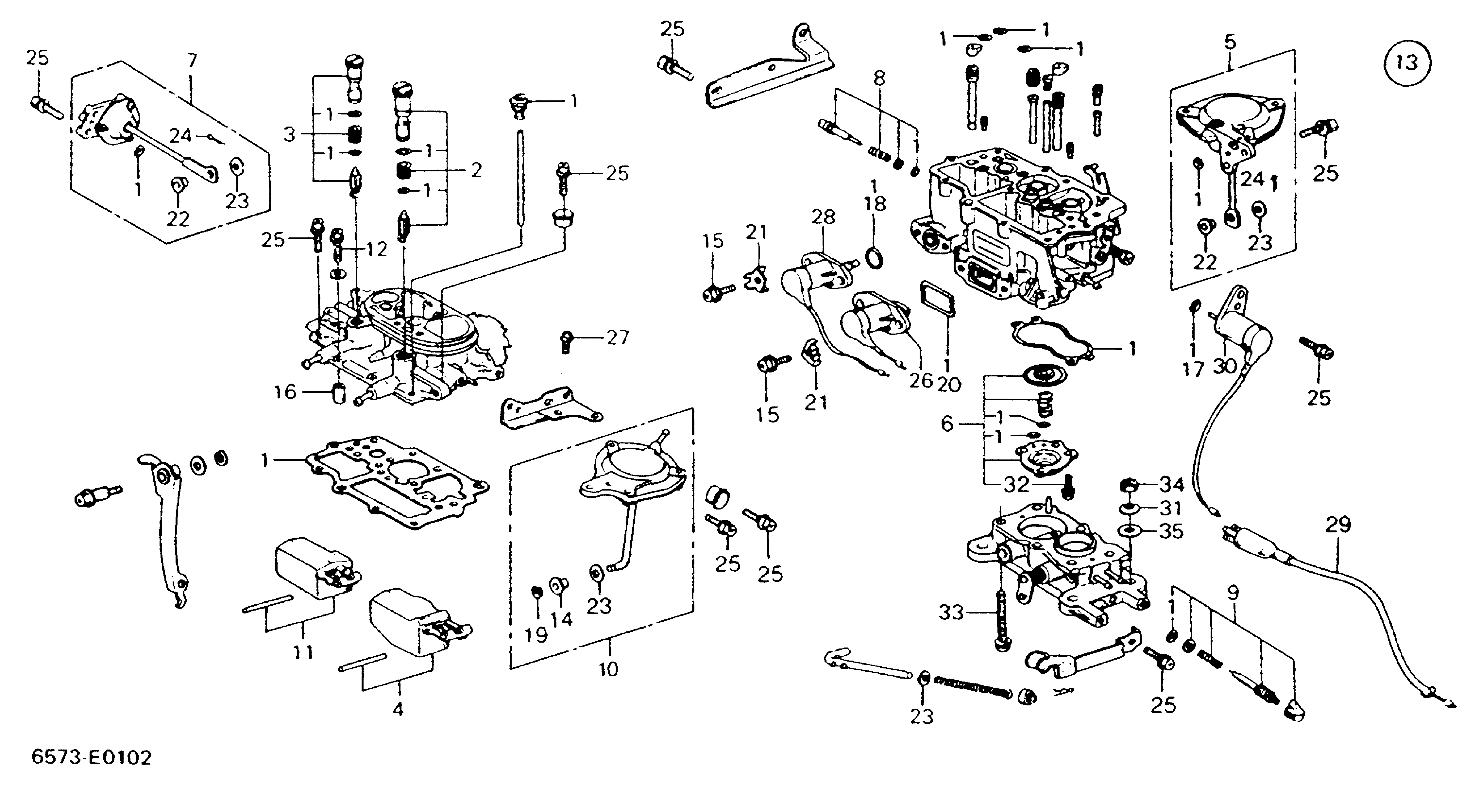 16100-657-672 - CARBURETOR ASSY.