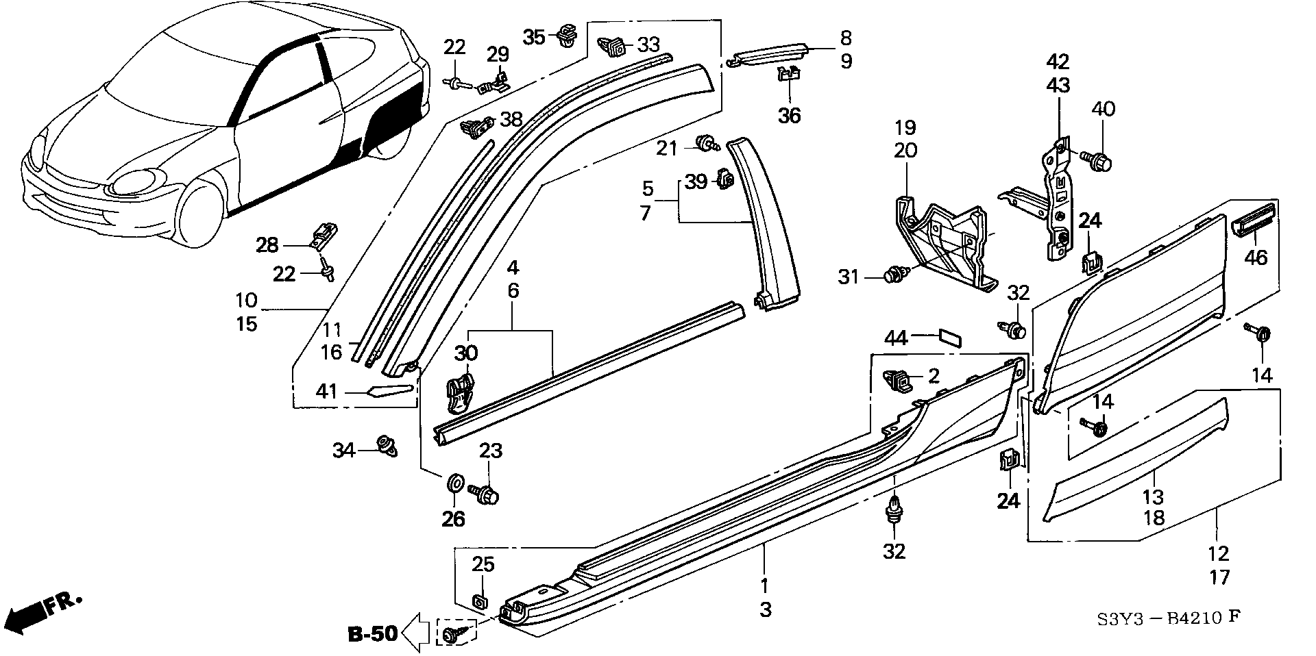 90331-S3Y-003 - NUT, SPRING (5MM)
