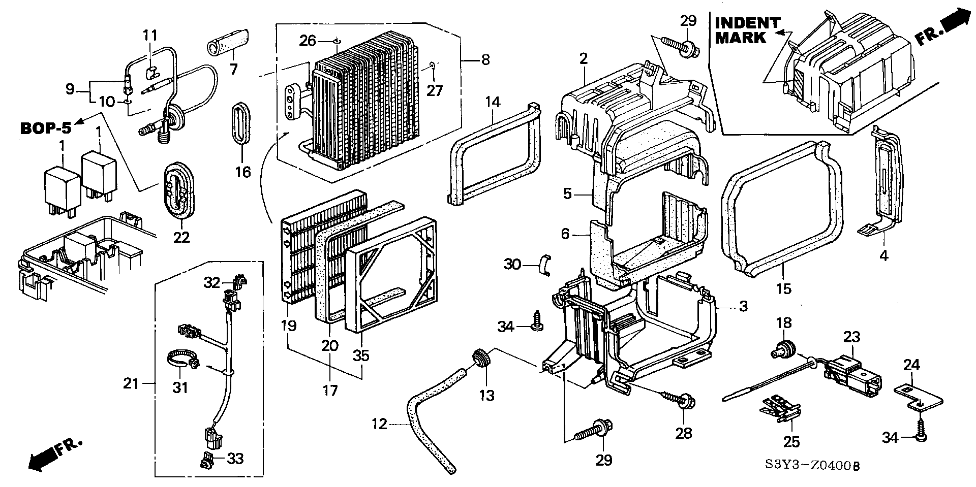 91565-SD5-003 - CLIP, CONNECTOR (NATURAL)