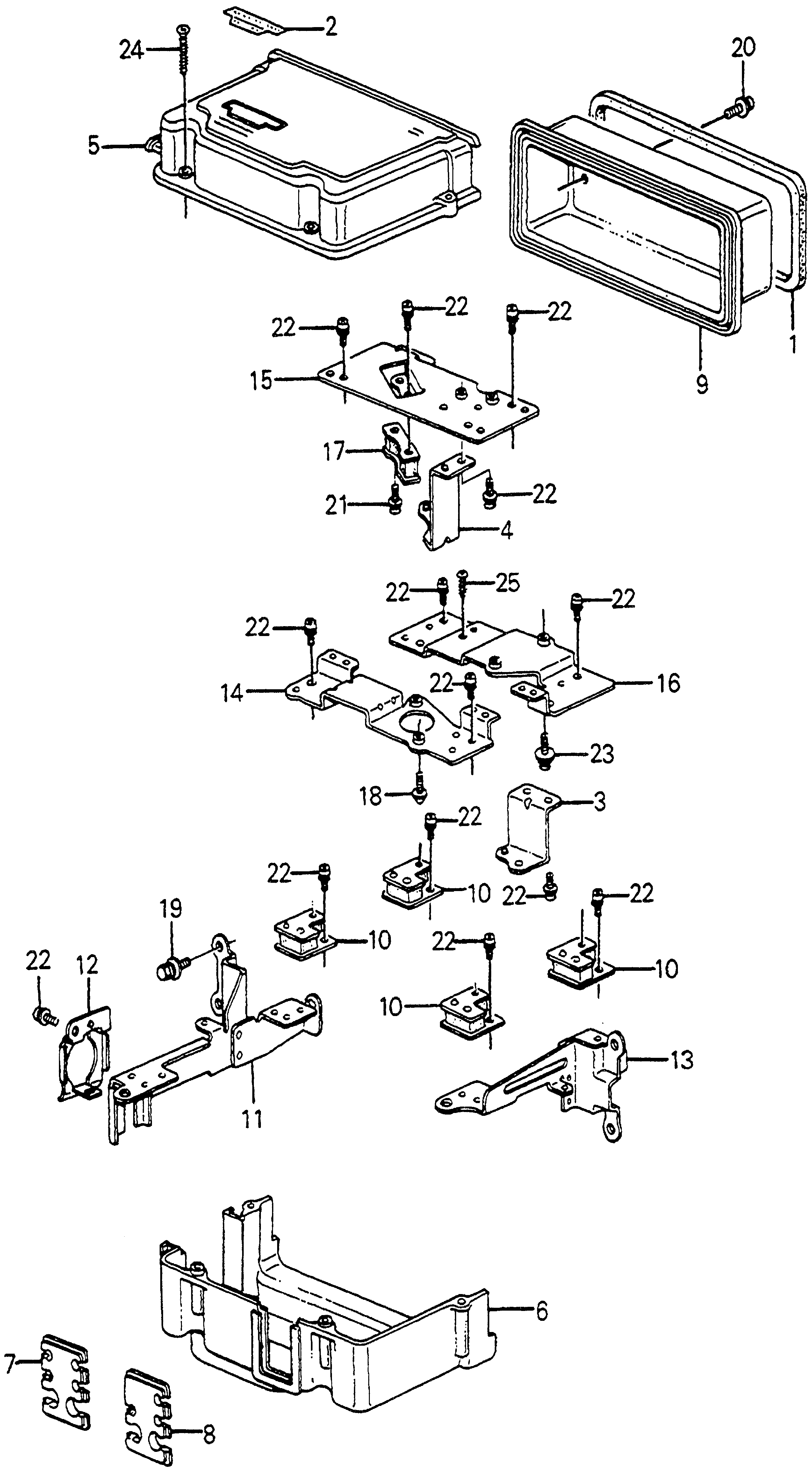 36025-PD6-004 - COVER, RR. CONTROL BOX