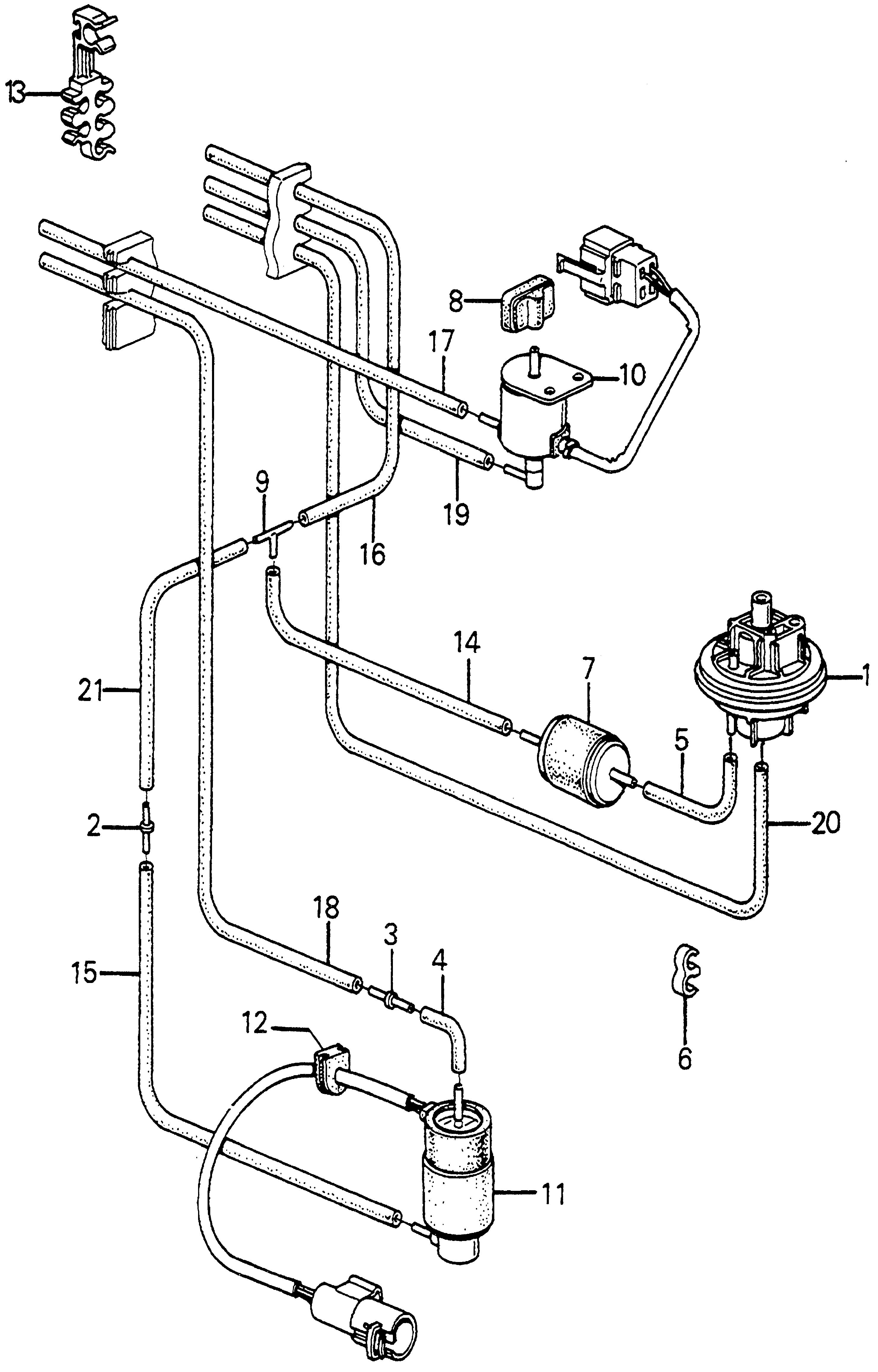 36210-PD6-661 - CLAMP ASSY., SIX-WAY