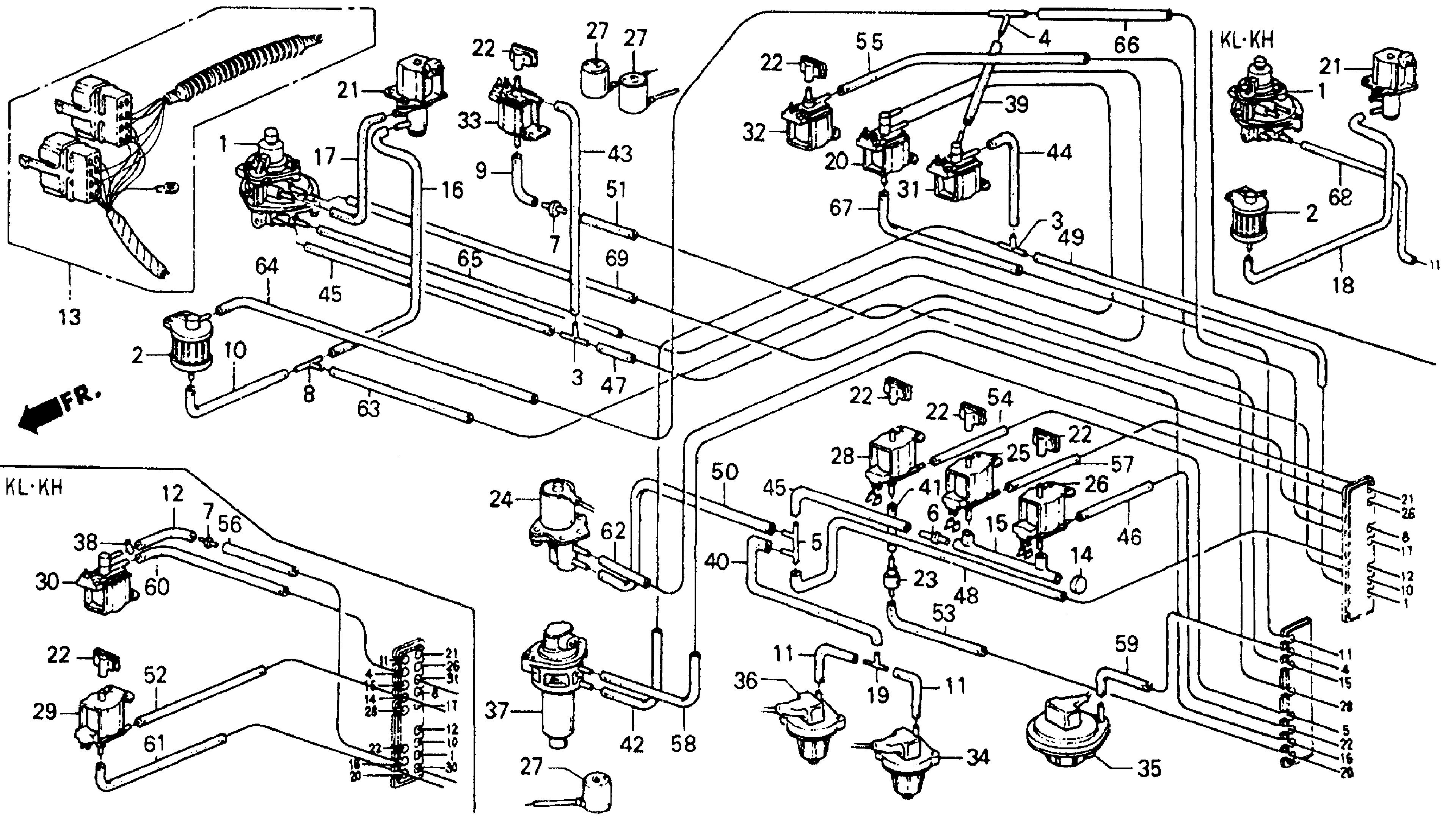 36041-PE1-831 - WIRE ASSY.