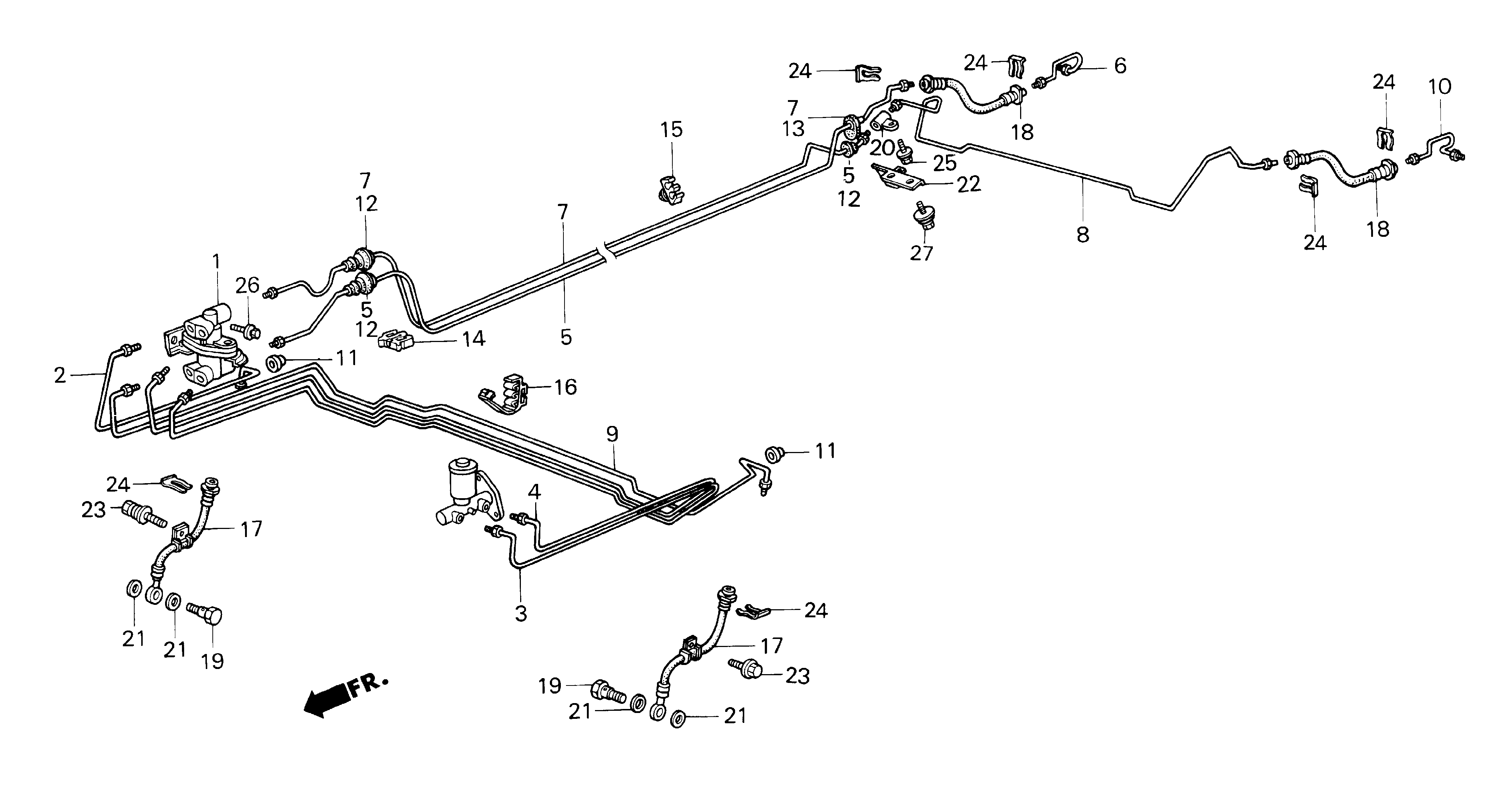 46360-SB2-674 - PIPE F, BRAKE