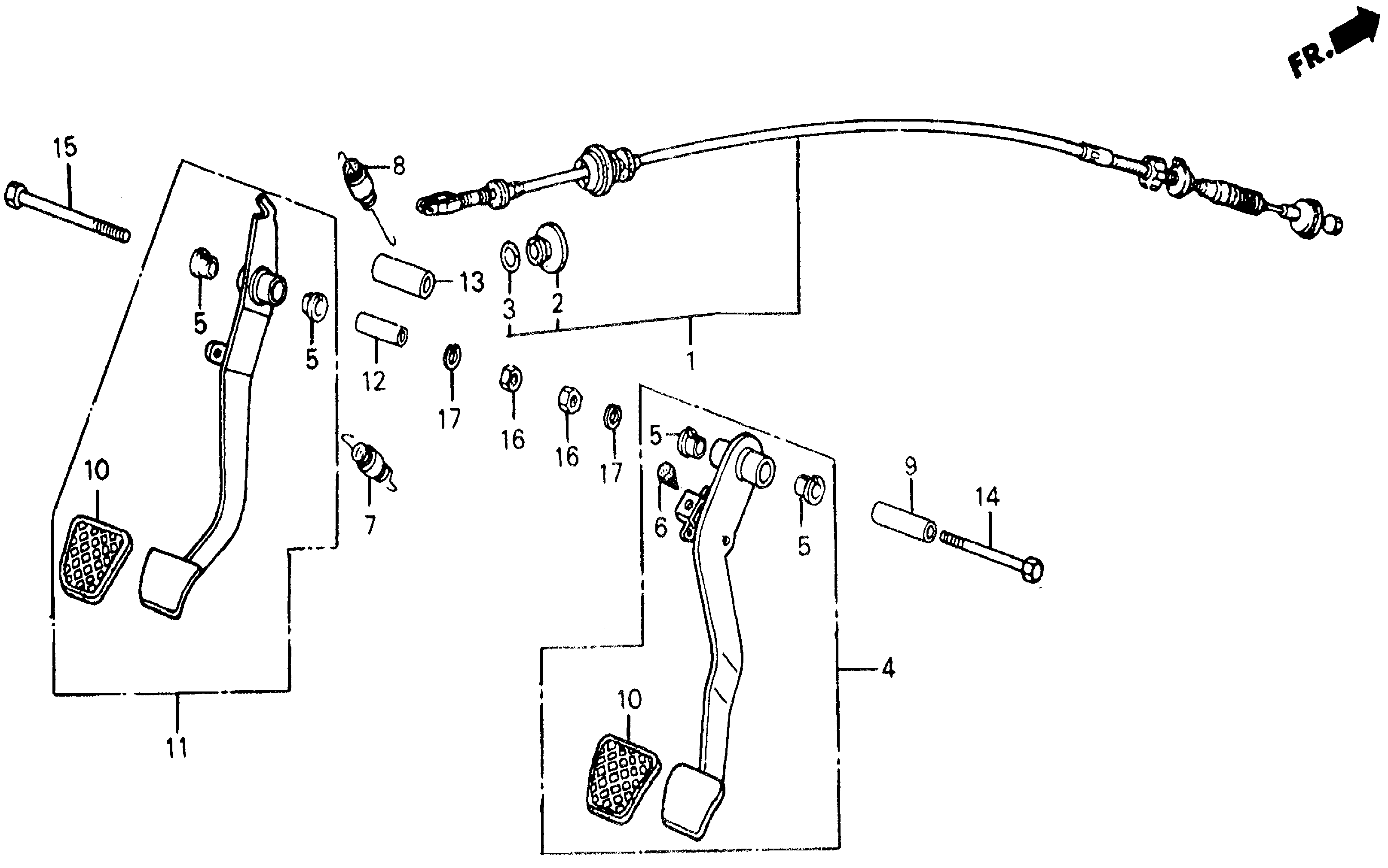 22910-SD9-671 - WIRE, CLUTCH