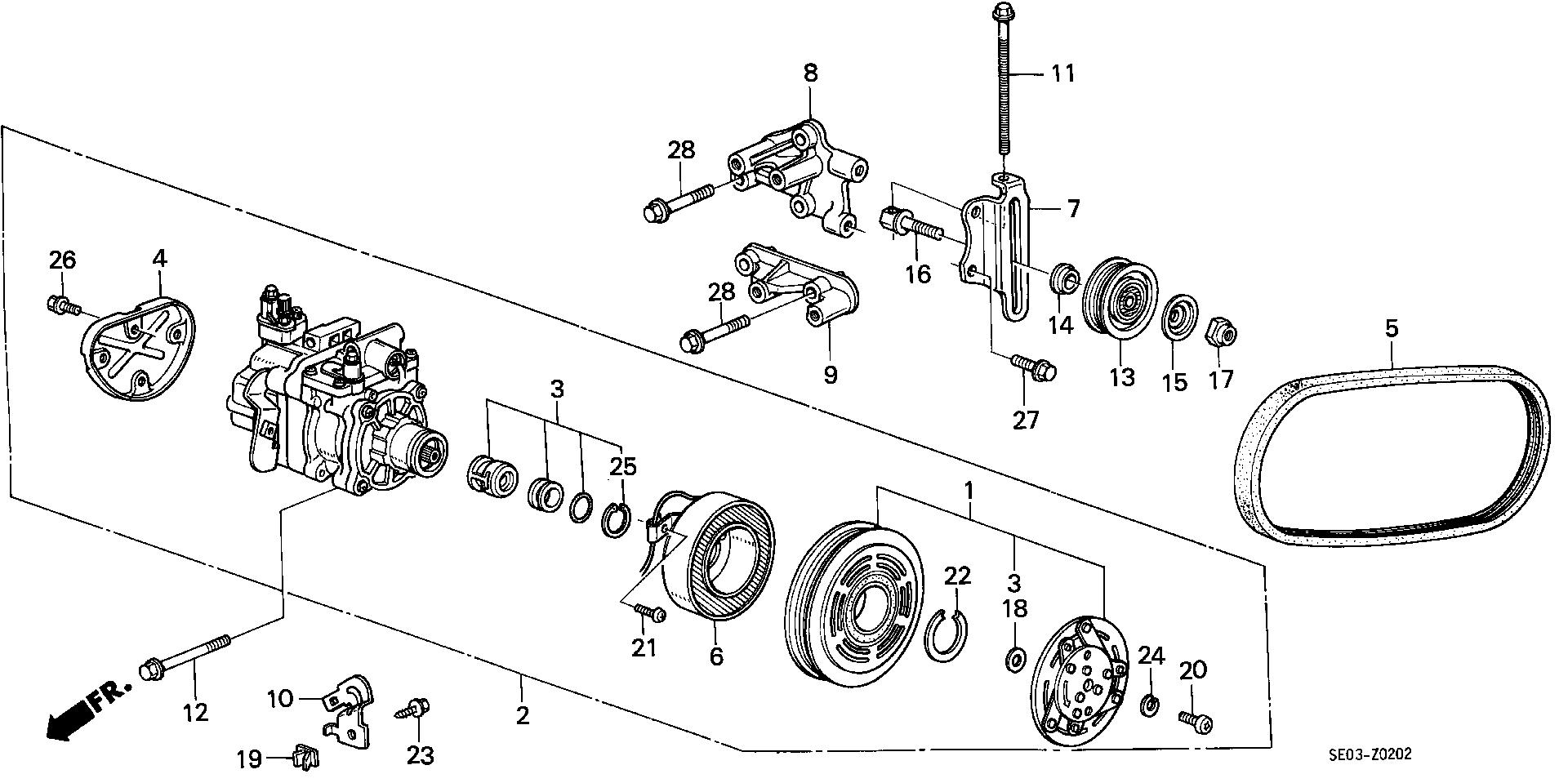 38946-PH5-951 - BOLT, IDLE PULLEY