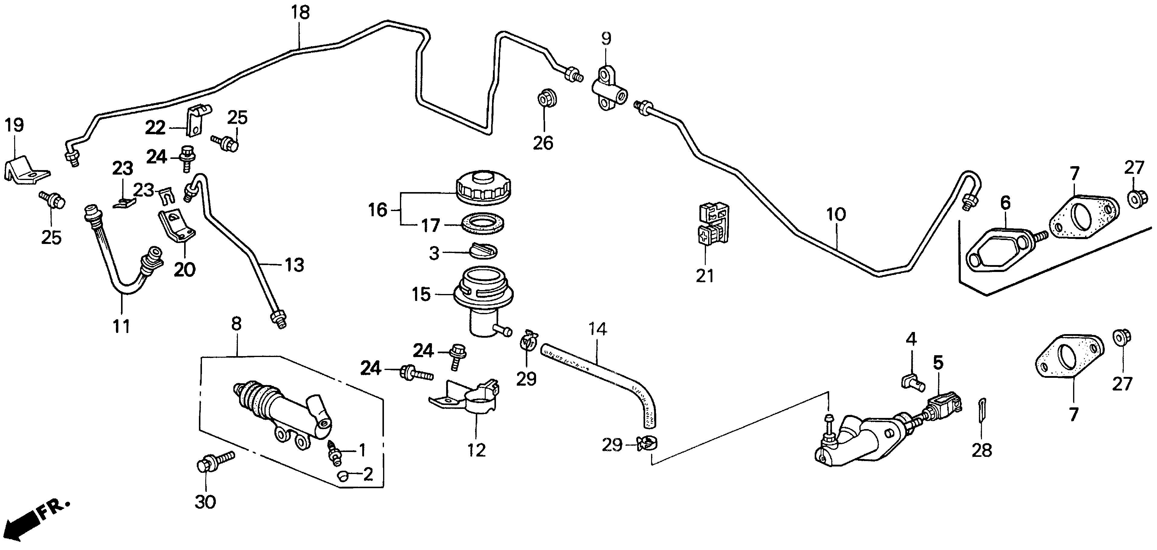 46970-SR3-000 - PIPE B, CLUTCH