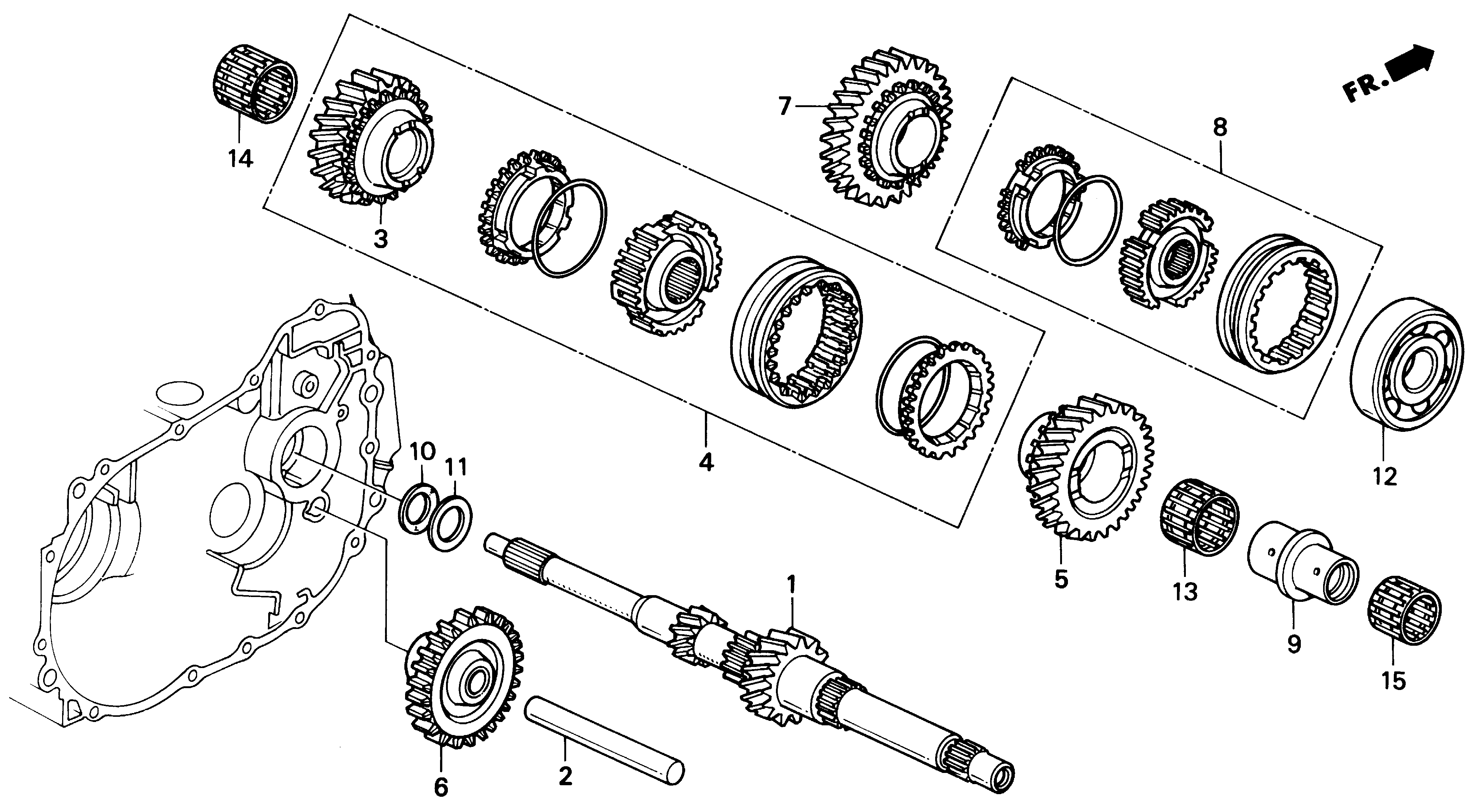 23451-P20-A00 - GEAR, MAINSHAFT FOURTH