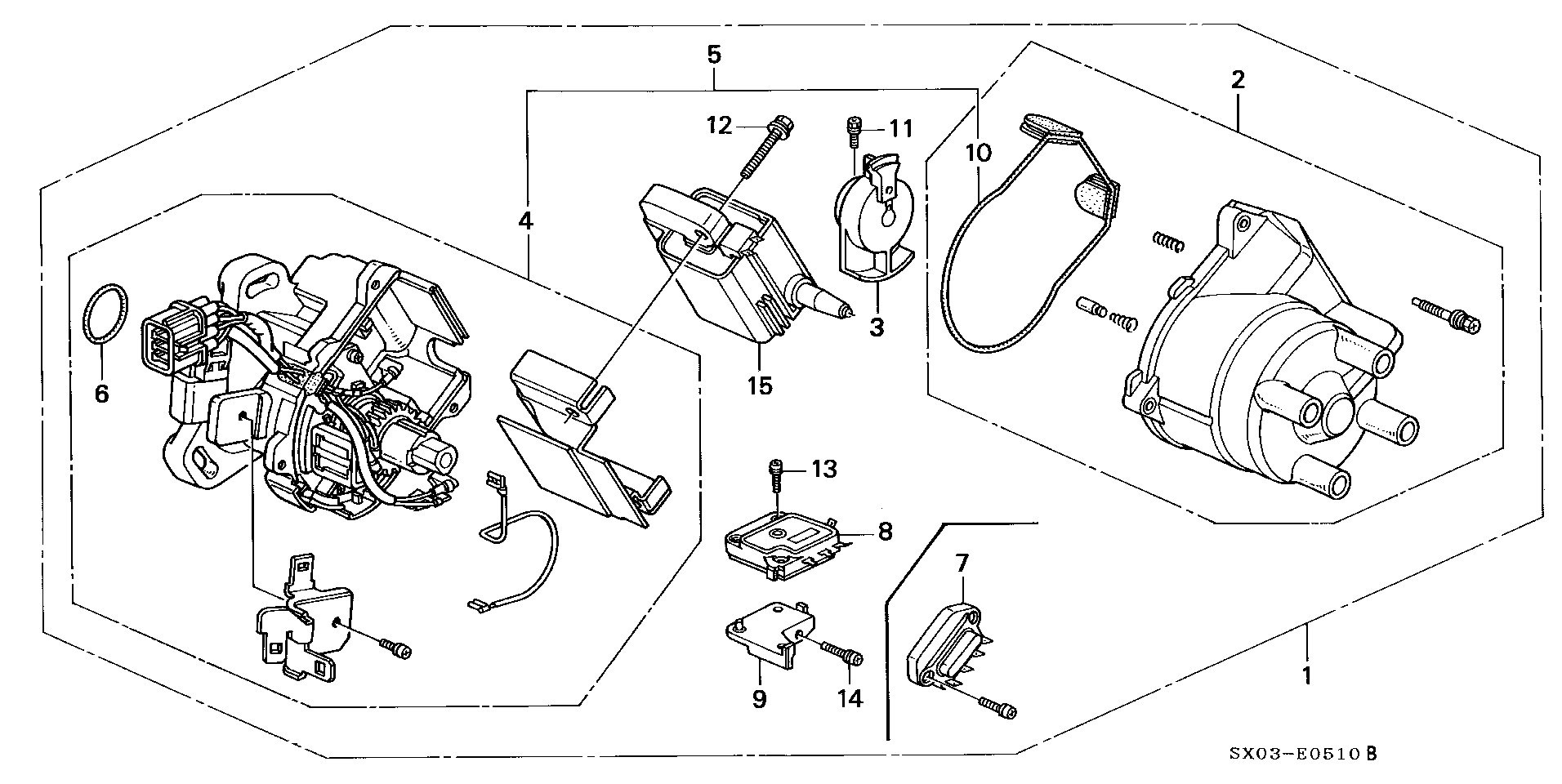 30105-P1E-A01 - HOUSING, DISTRIBUTOR