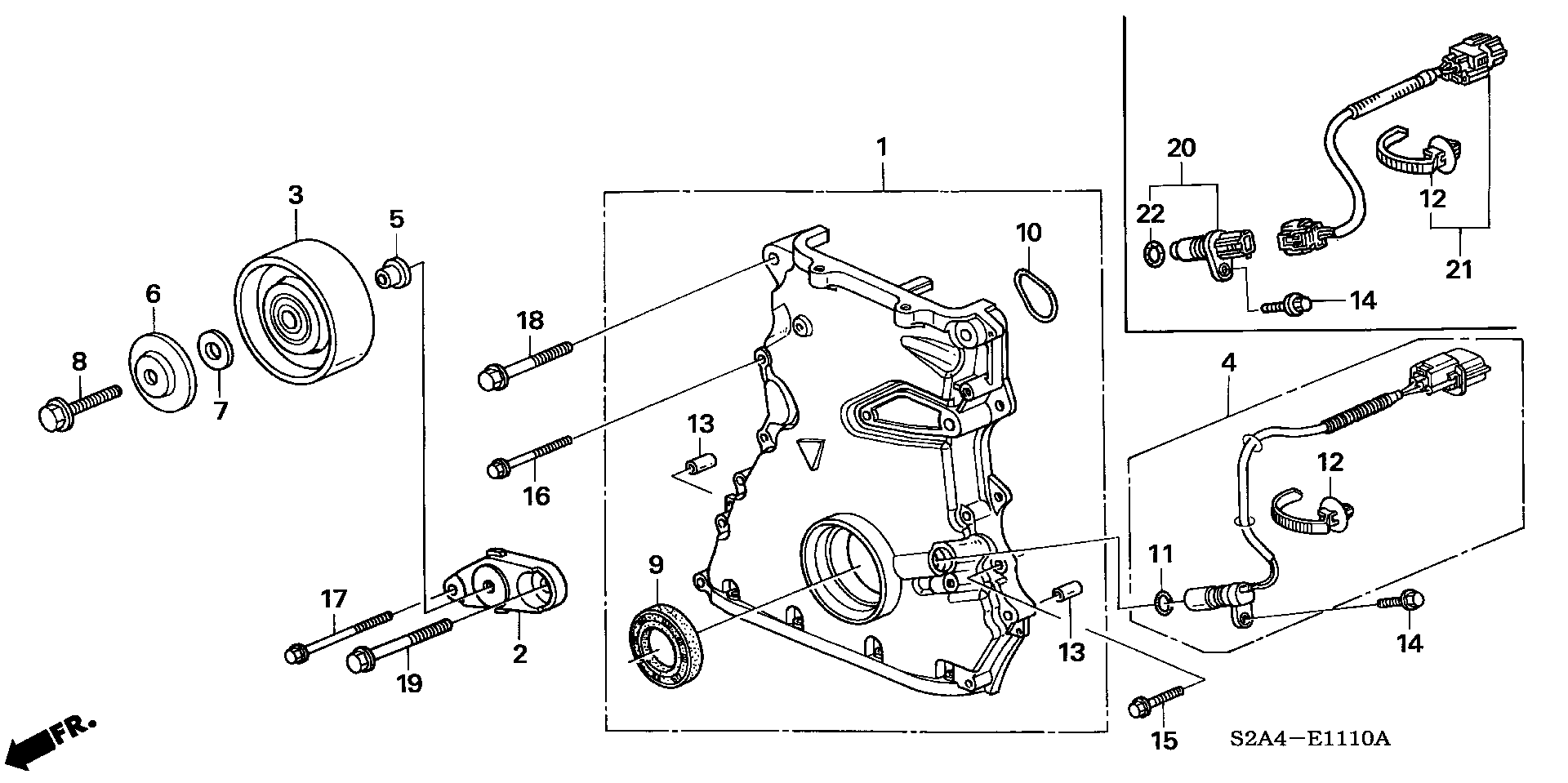 31190-PCX-000 - PULLEY, IDLE