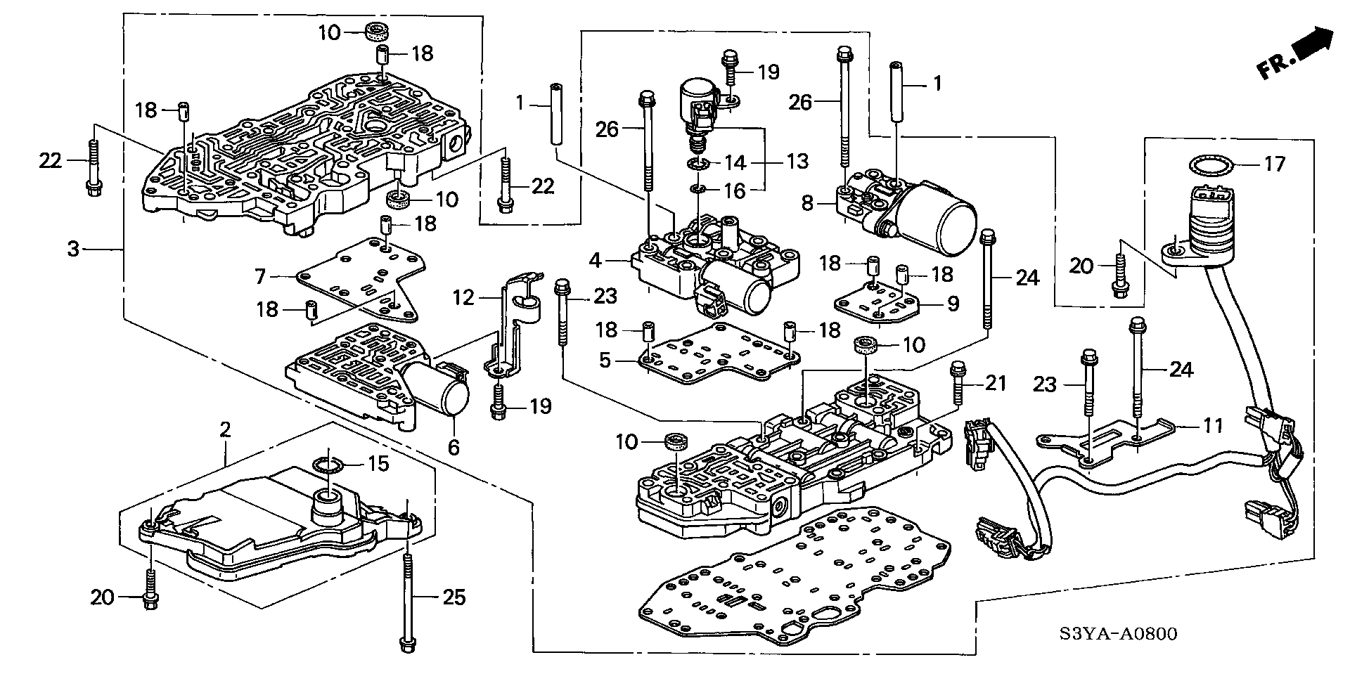 27612-PZC-000 - PLATE, START CLUTCH CONTROL SEPARATING