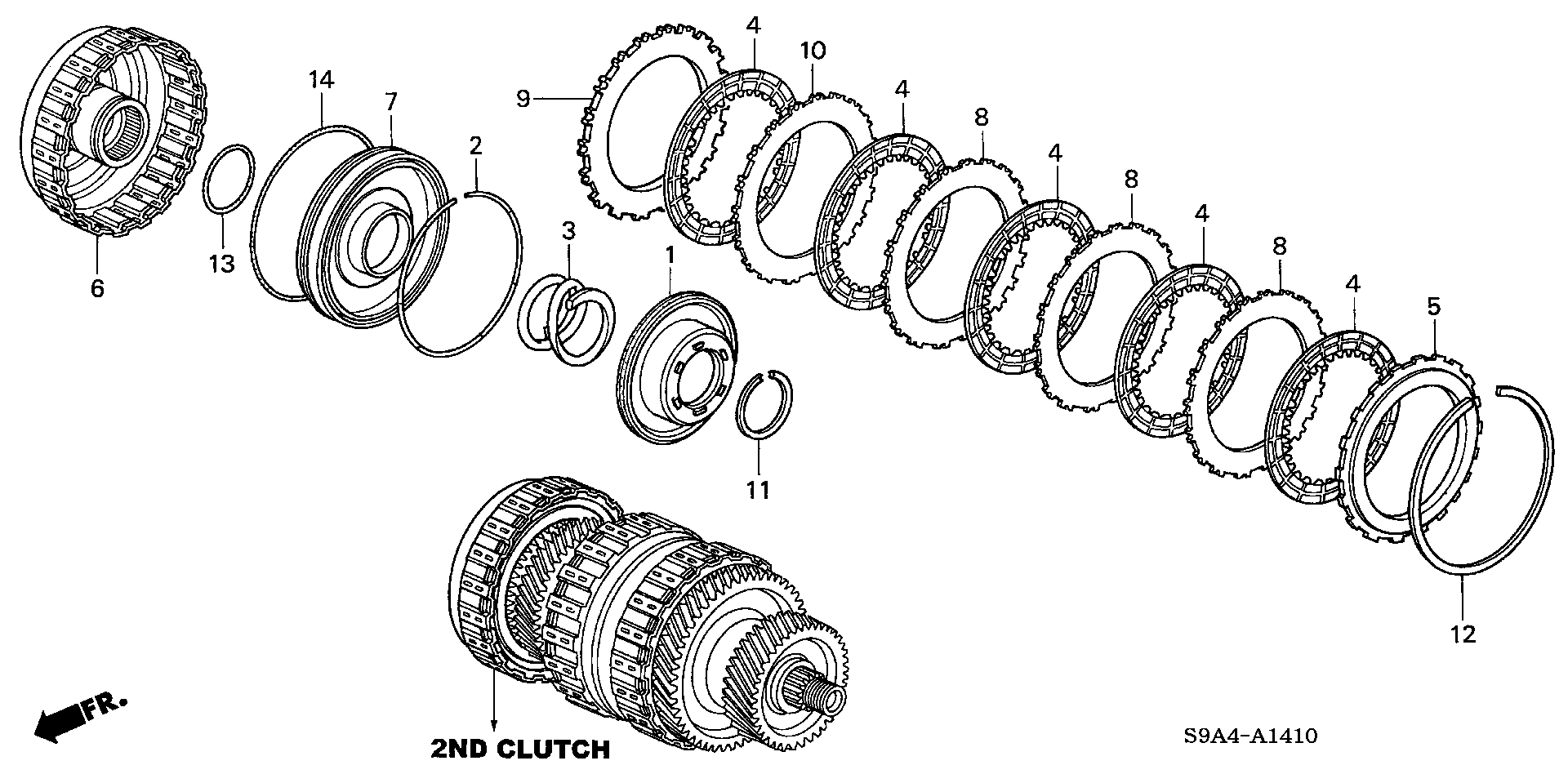 22621-RCL-003 - PISTON, SECOND CLUTCH