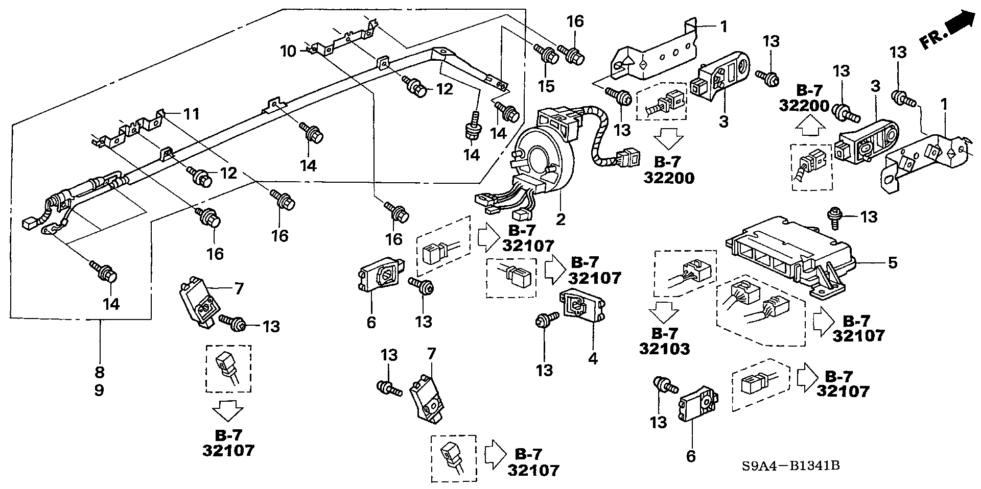 90133-SDC-003 - BOLT-WASHER (5X16)