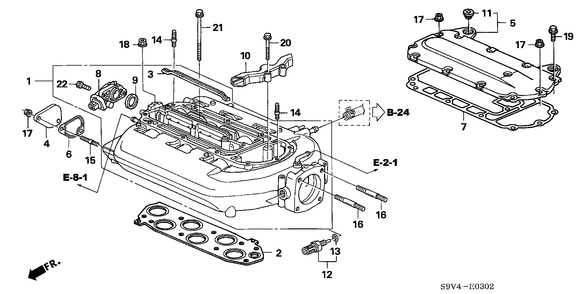 17150-RCA-A01 - ACTUATOR ASSY., BYPASS VALVE