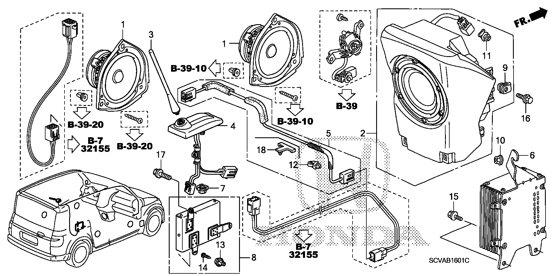 39820-SCV-A81 - XM UNIT