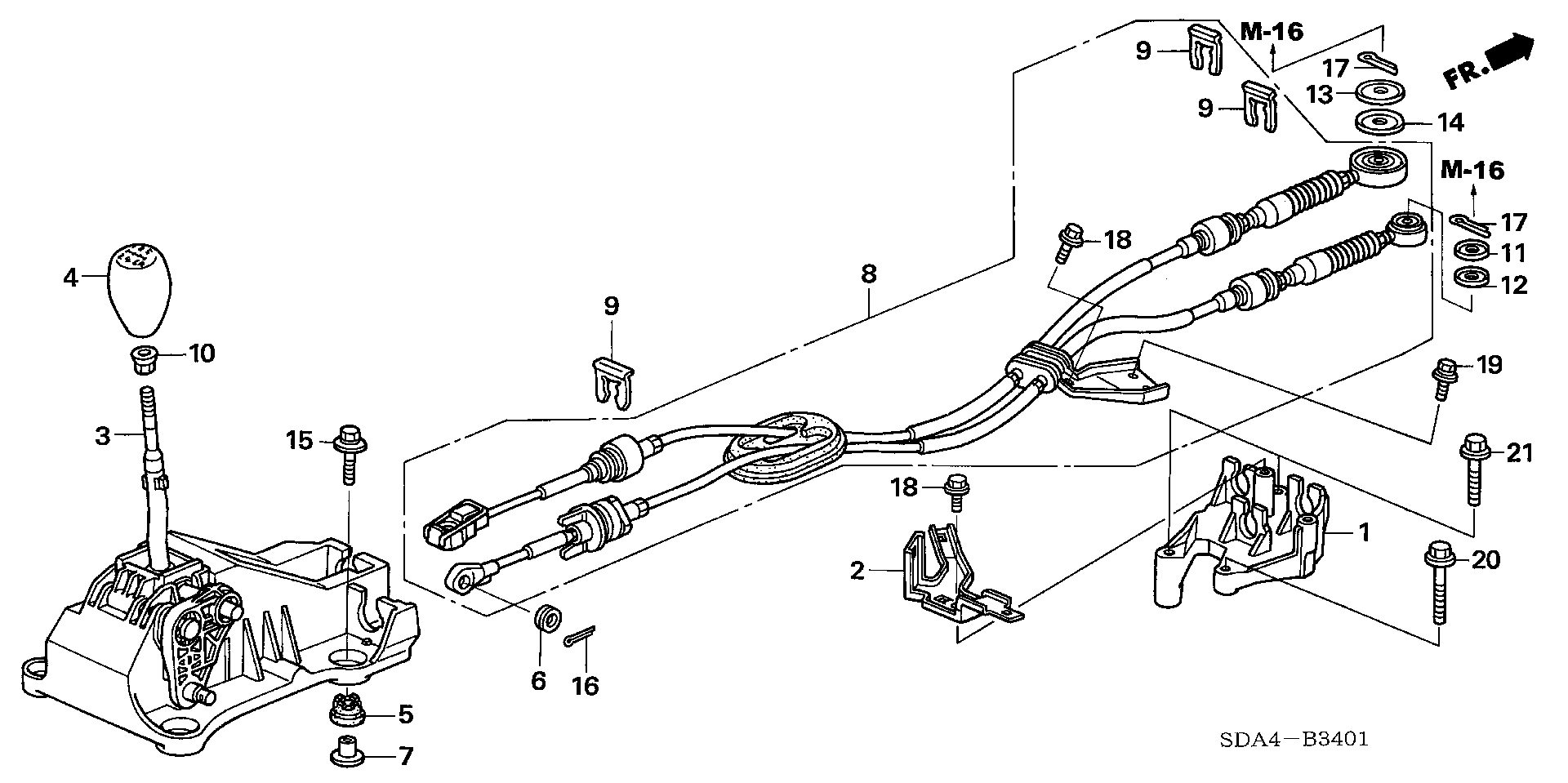 54310-SDP-L02 - WIRE, CHANGE