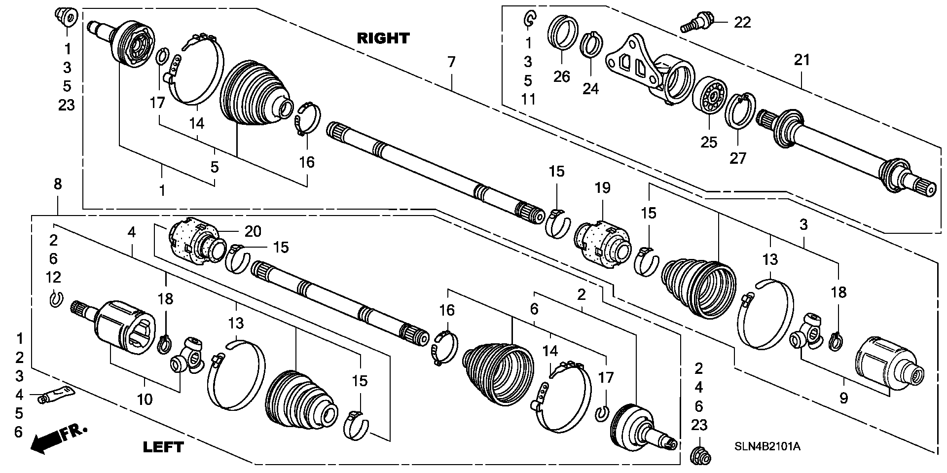 44351-SLN-L11 - DAMPER, DYNAMIC