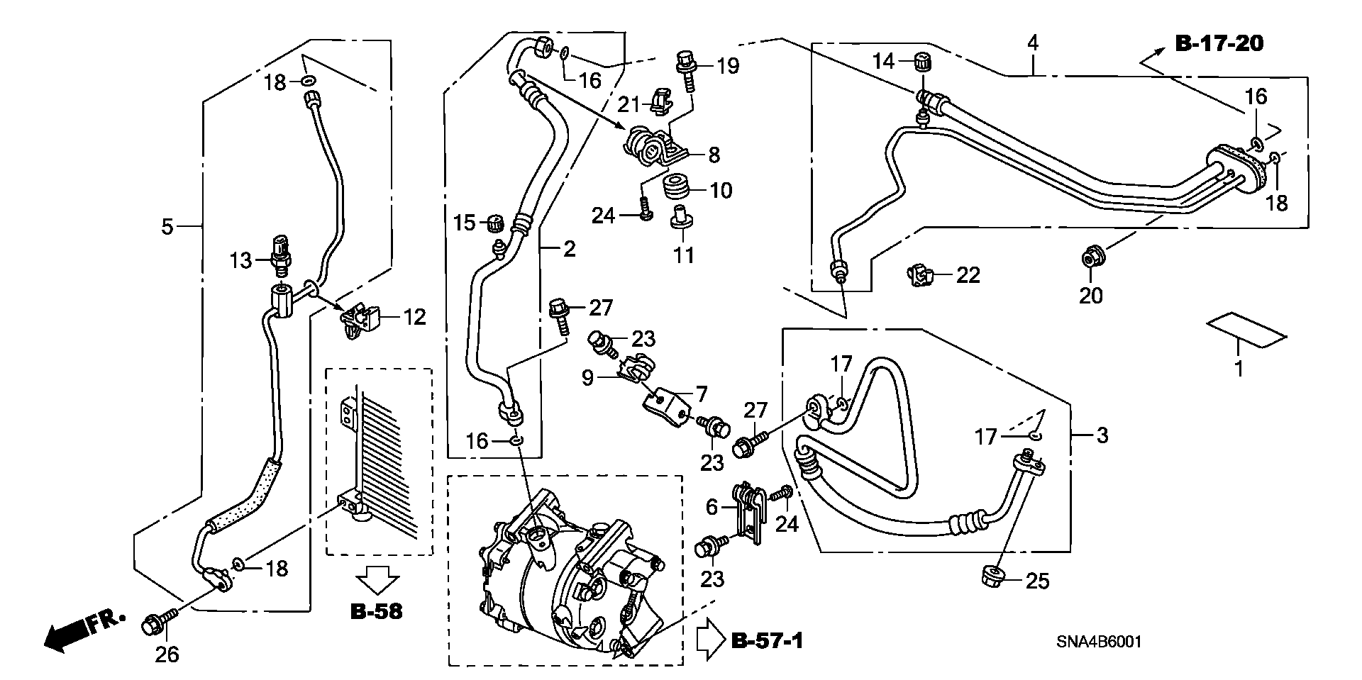 90105-SFA-003 - BOLT-WASHER (6X30)