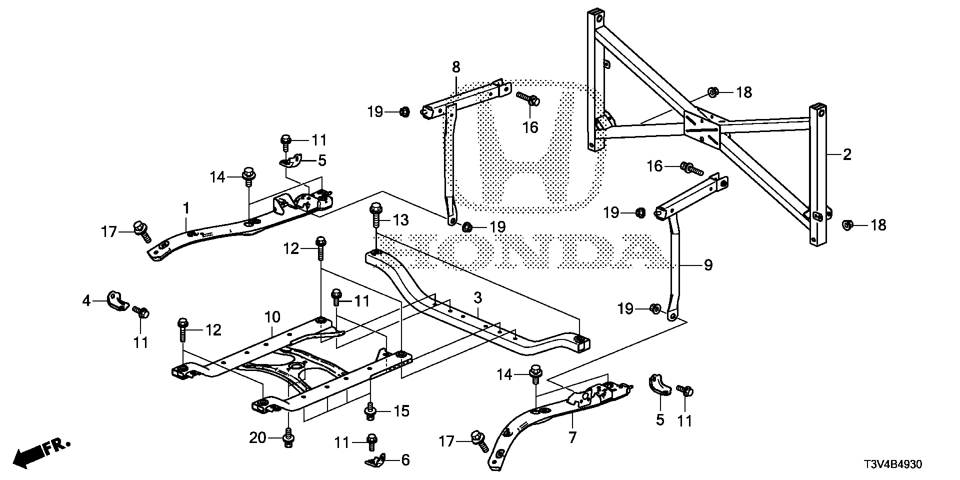 74920-T3V-A00 - GUARD, IPU