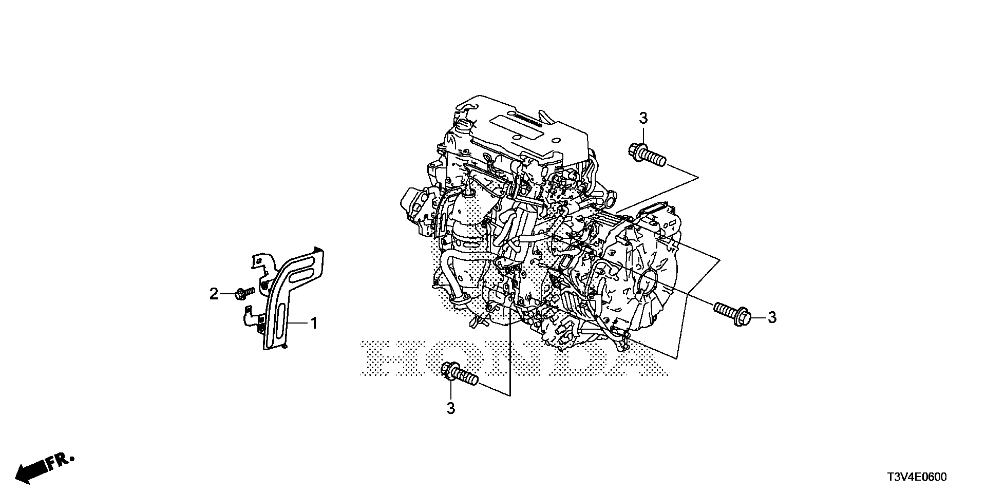 32750-5K0-A00 - STAY, WATER PASSAGE