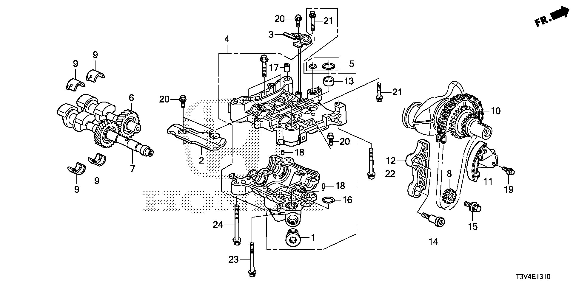 13406-5K0-A00 - HOLDER SET, BALANCER