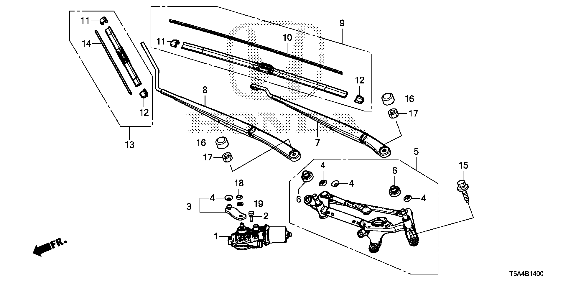 76622-T6A-J03 - RUBBER, BLADE (700MM)