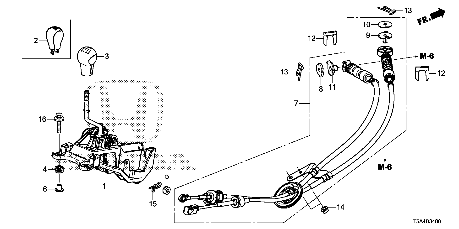 54310-T5A-H02 - WIRE, CHANGE