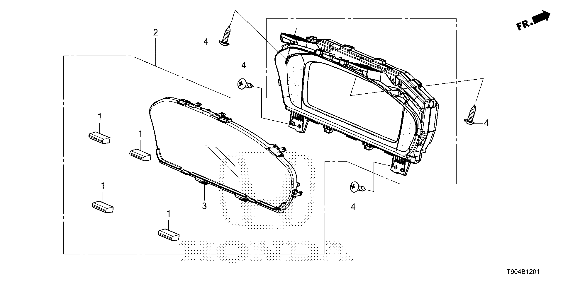 GASKET (NS) METER Honda Pilot Parts | DreamShop