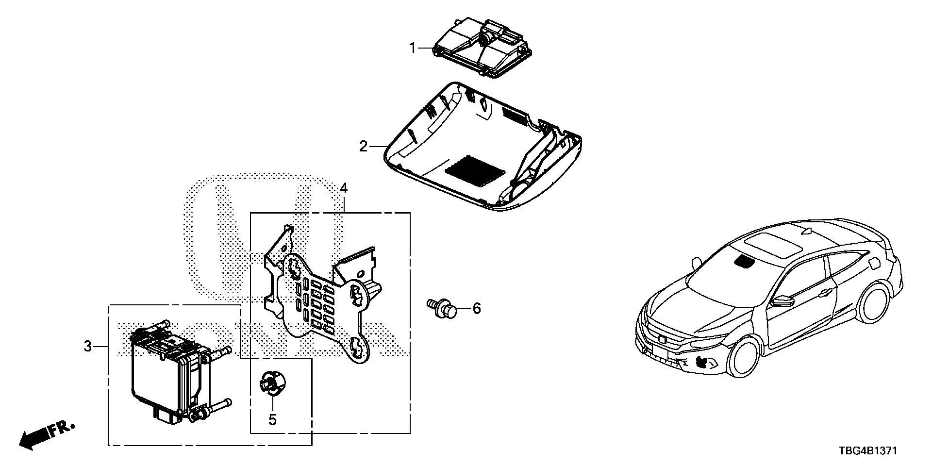 36806-TLA-A01 - CLIP, ALIGNMENT BOLT