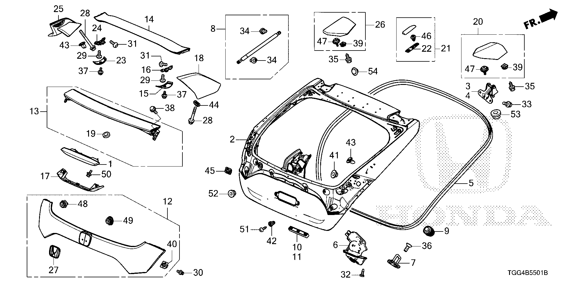 90061-TGH-A00 - BOLT, PAN HEAD (M6X12)