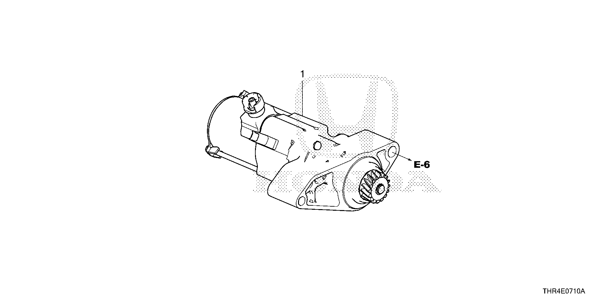 STARTER MOTOR ASSY. (SM-77002)(MITSUBA) STARTER MOTOR Honda