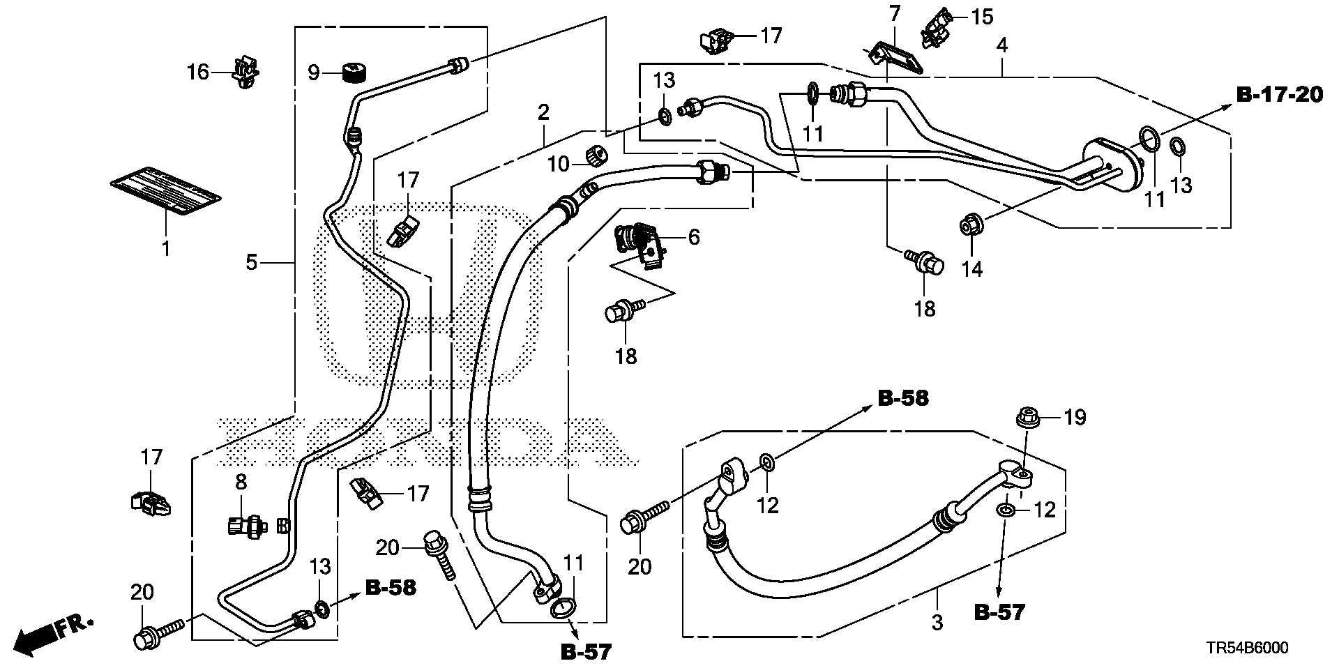 80341-TR6-A01 - PIPE, RECEIVER