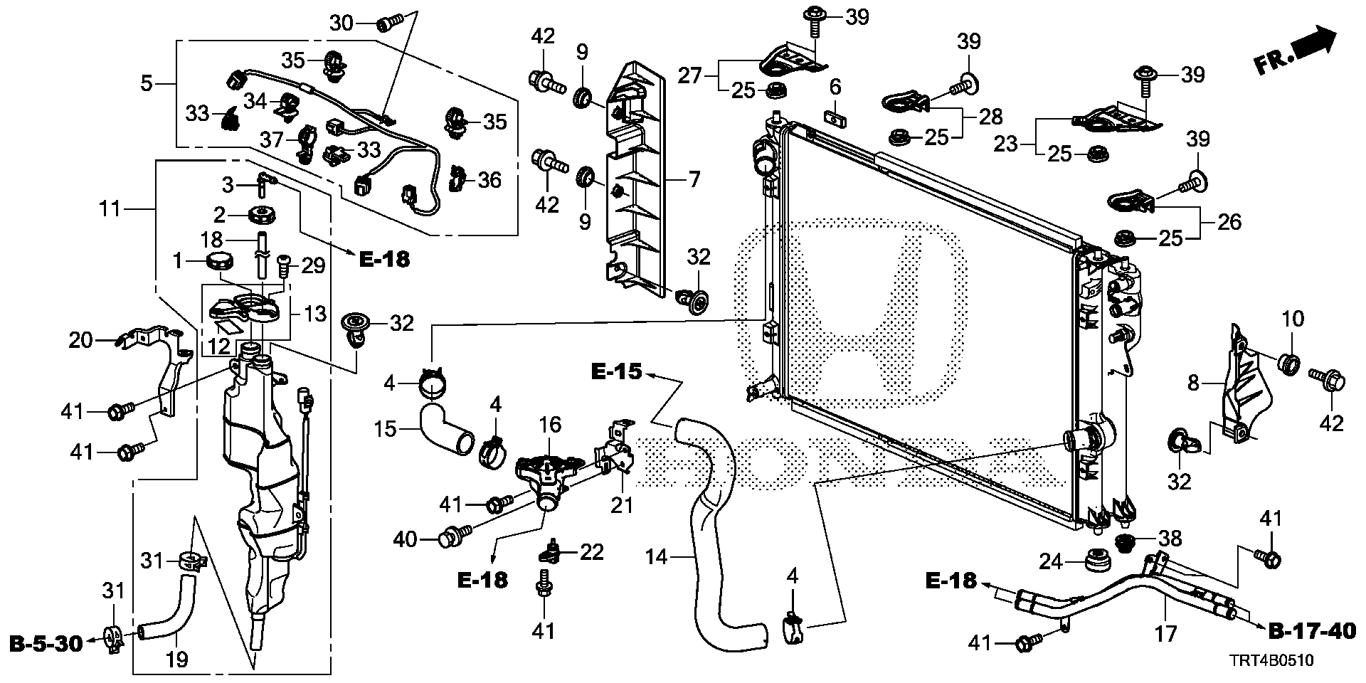 3J121-5WM-A01 - HOSE B, RADIATOR INLET