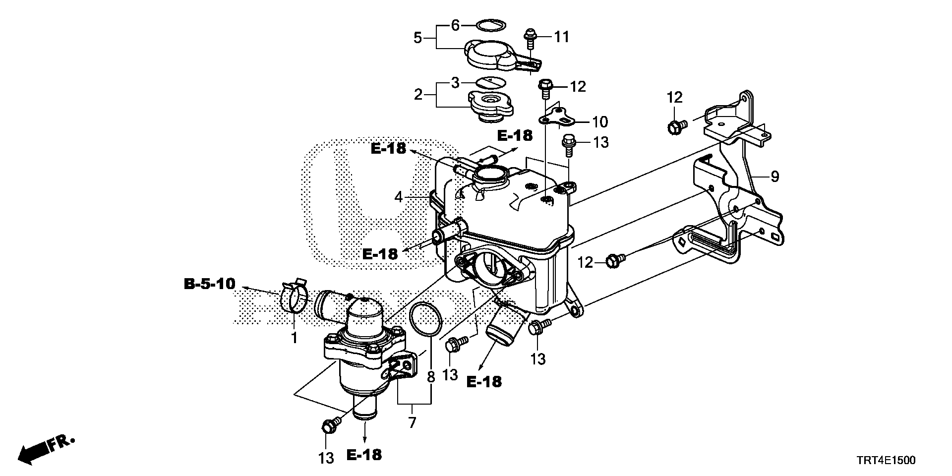 3H401-5WM-A10 - LABEL, RADIATOR CAP COVER