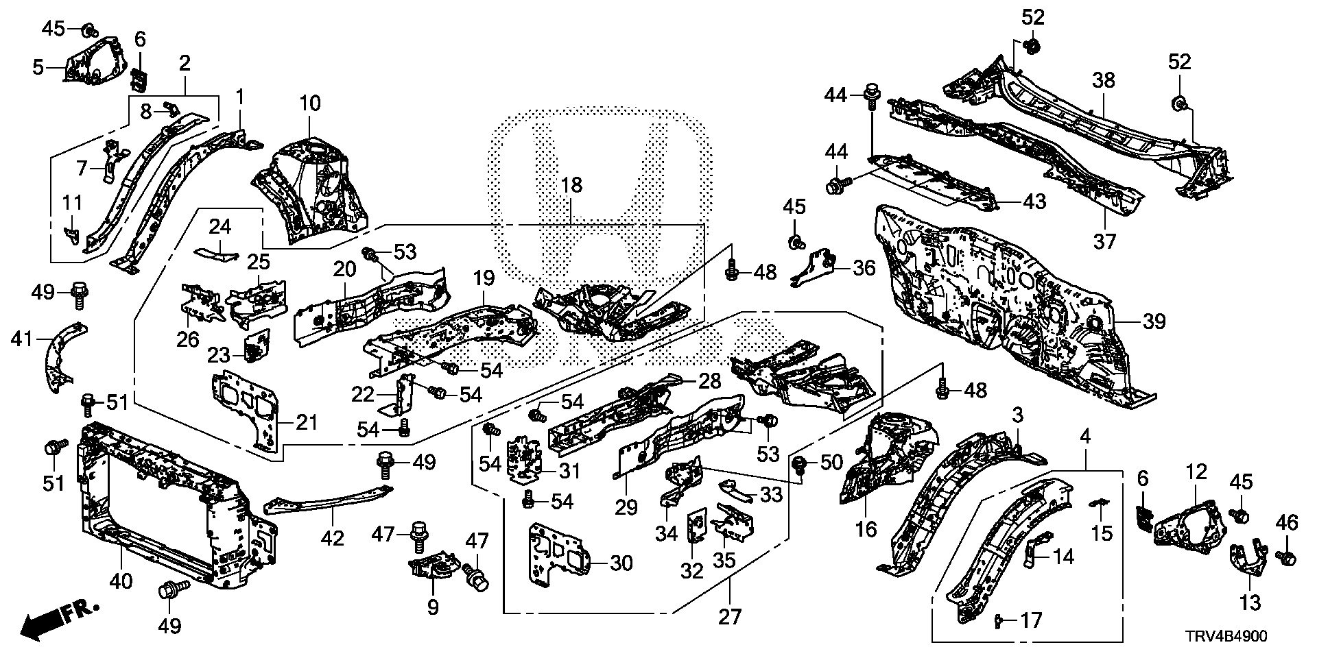 60617-TRT-A01 - SEPARATOR, WHEELHOUSE MEMBER (UPPER)