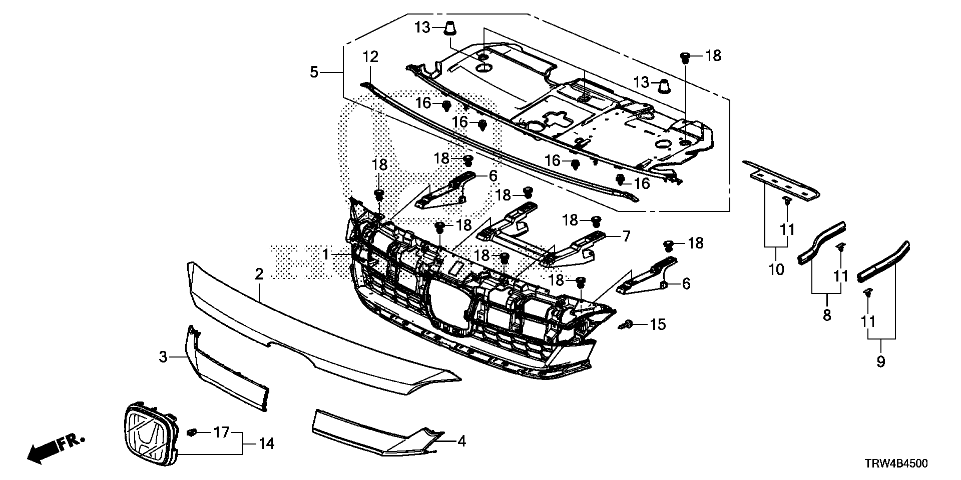 71507-S3E-003 - CLIP, MAIN SEAL (6MM)