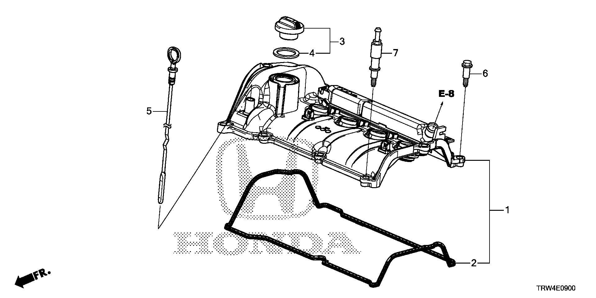 12310-5R0-003 - COVER ASSY., CYLINDER HEAD