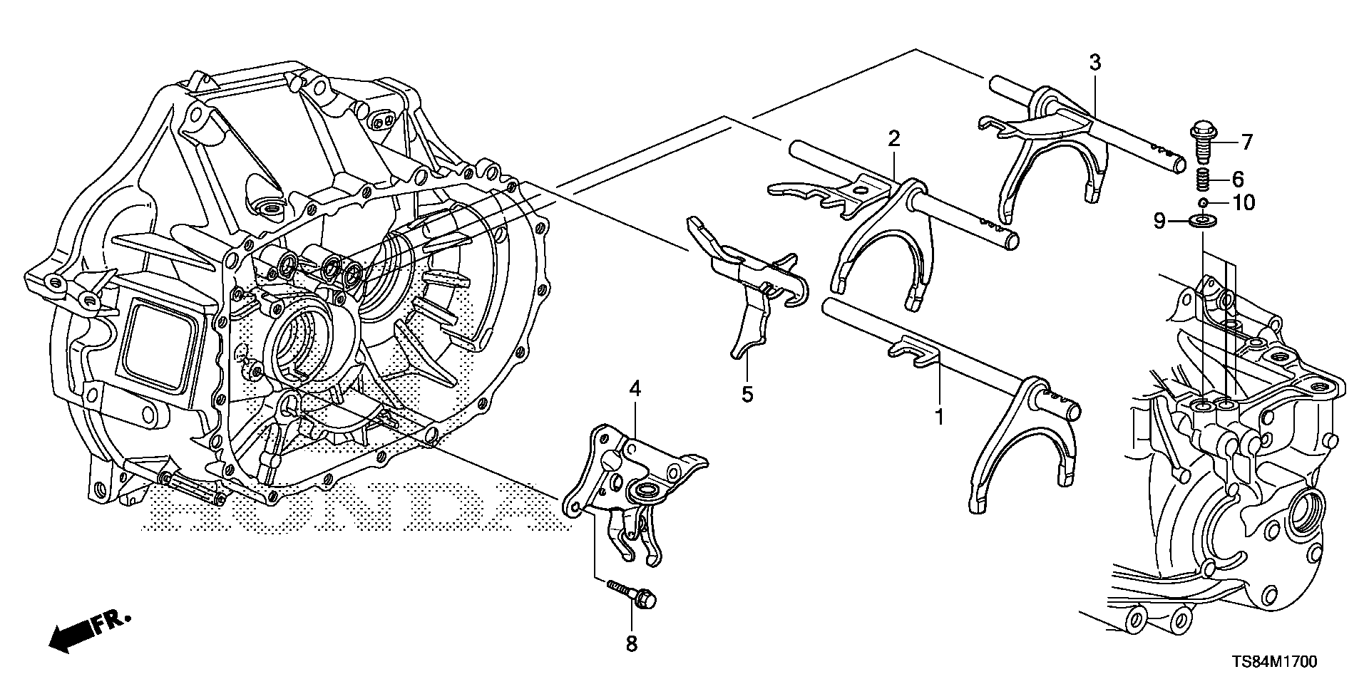 SPRING, BALL SETTING MT SHIFT FORK Honda Civic Si Coupe Parts