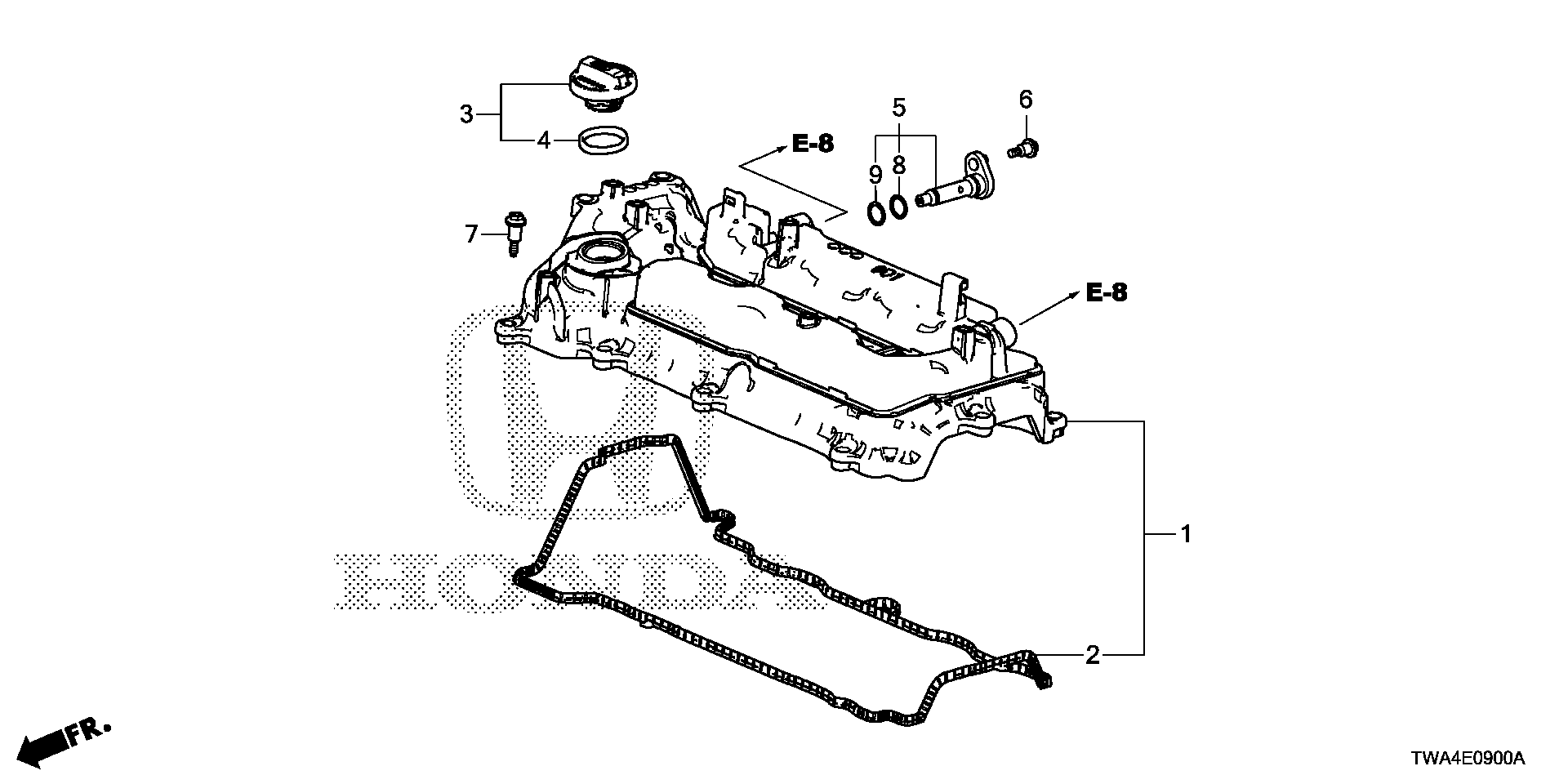 12310-6C1-A01 - COVER ASSY., CYLINDER HEAD