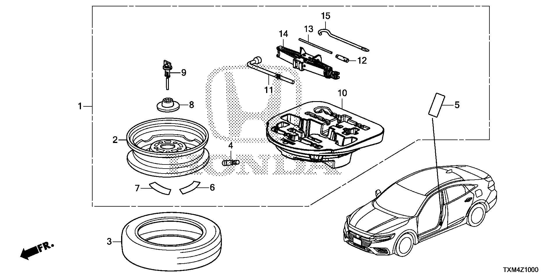 42762-TXM-A60 - PLACARD, SPECIFICATION (USA)